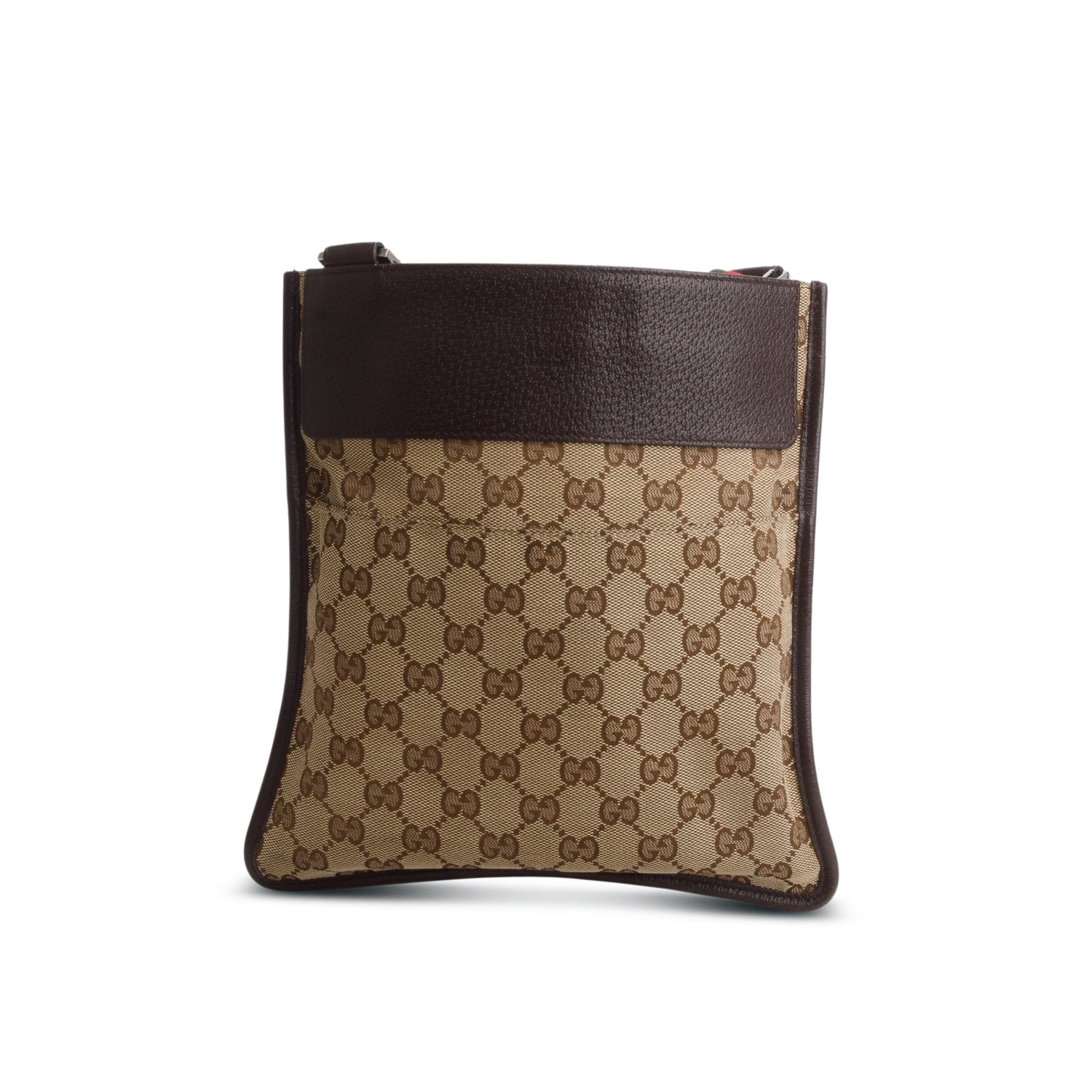 Gucci Monogram Messenger Crossbody Bag