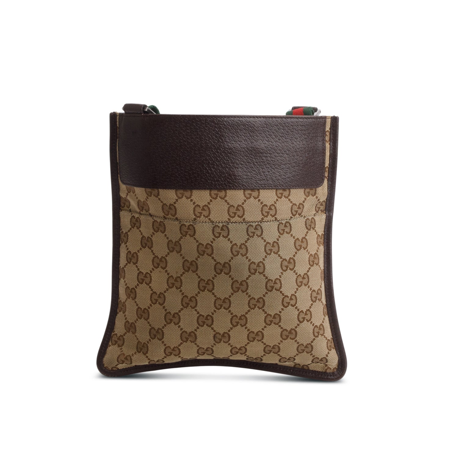 Gucci Monogram Messenger Crossbody Bag