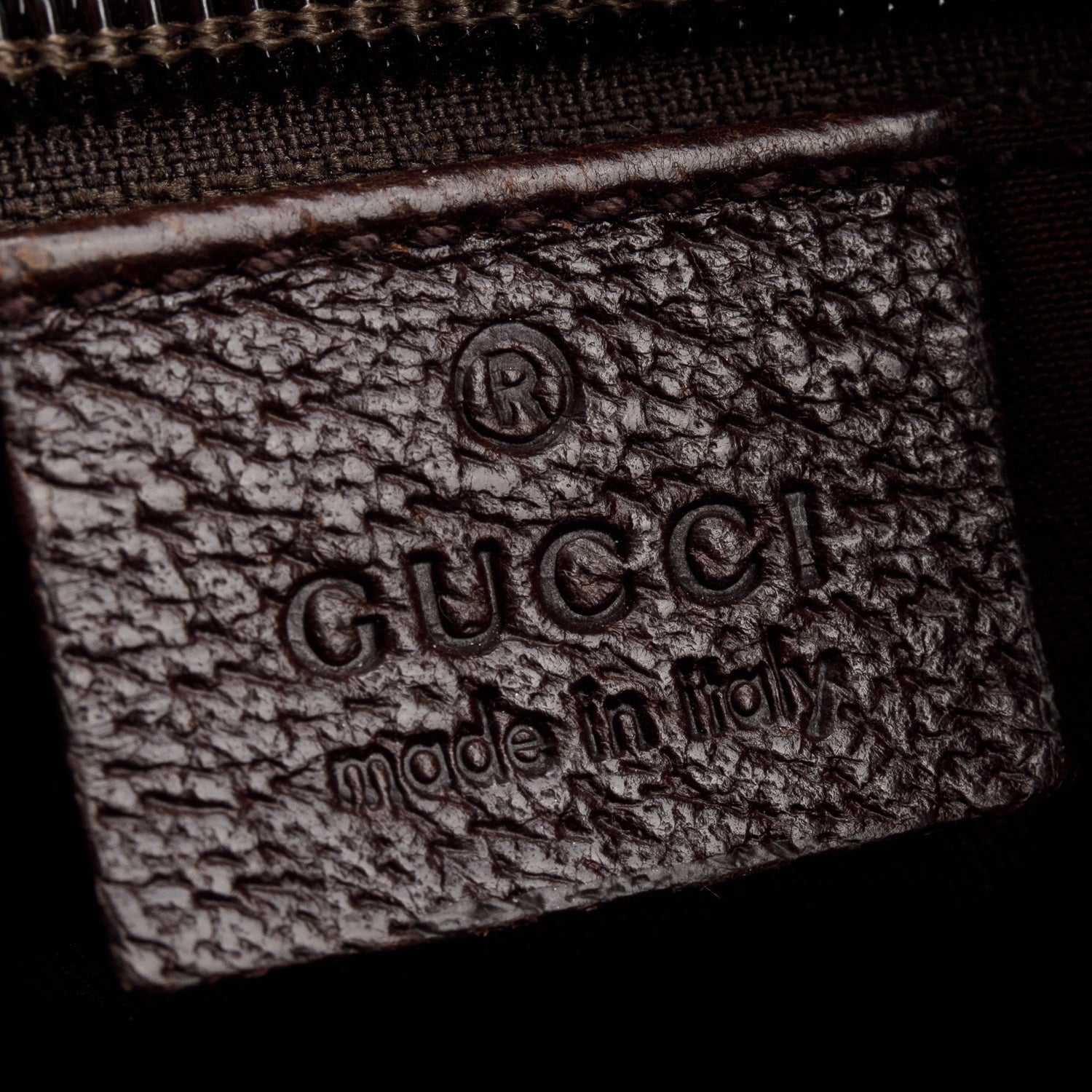 Gucci Monogram Messenger Crossbody Bag