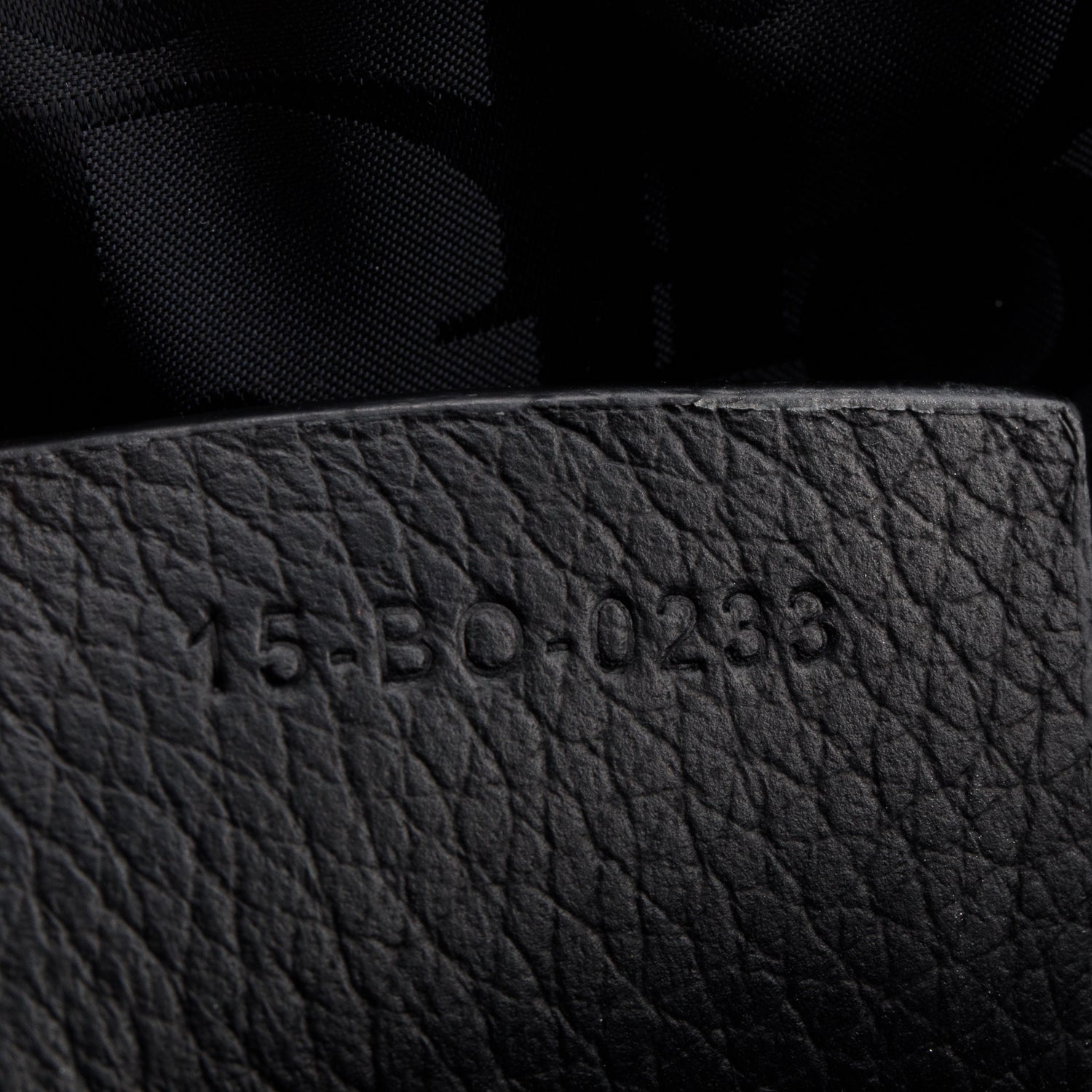 Christian Dior 2023 Black Grained Calfskin Saddle Pouch