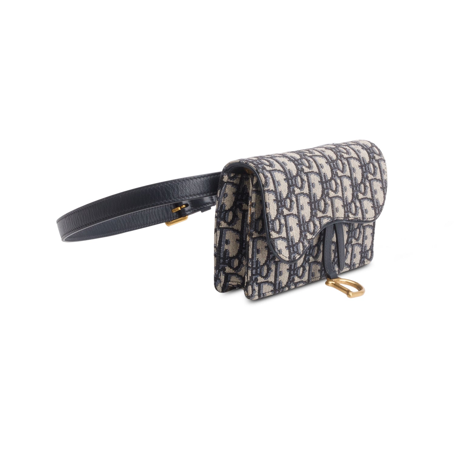 Christian Dior 2020 Oblique Saddle Belt Pouch