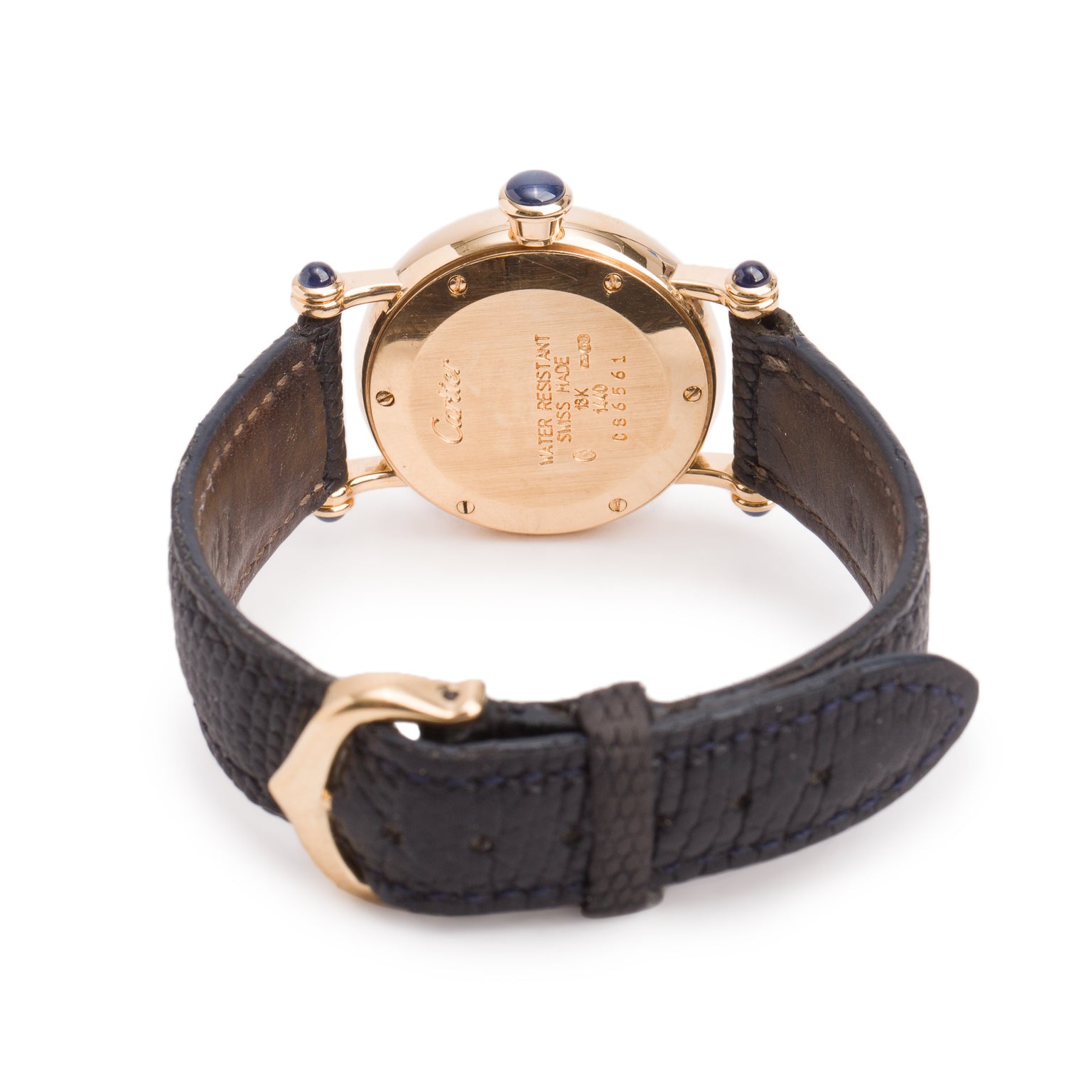 Cartier 18k Yellow Gold Diabolo de Cartier 27 MM Quartz Watch 1440