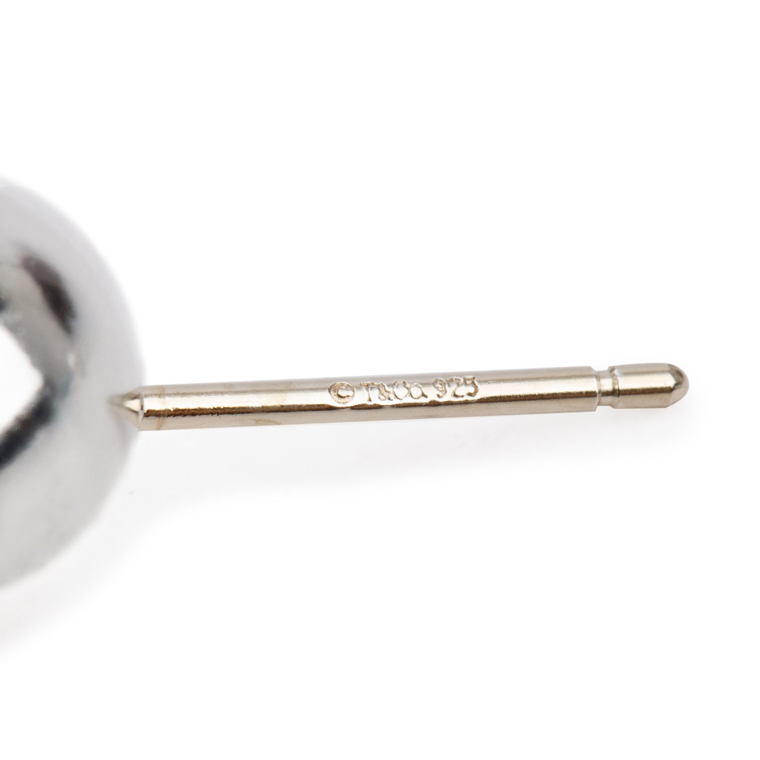 Tiffany & Co. Sterling Silver HardWear 8 MM Ball Earrings
