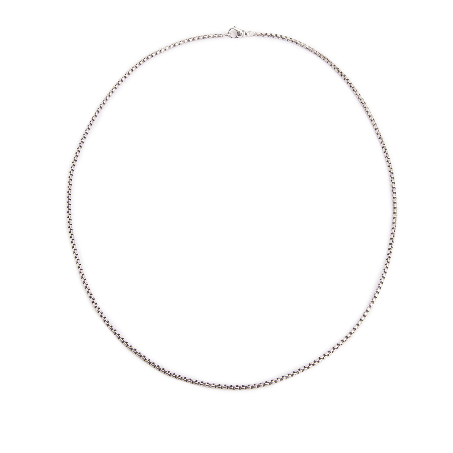 David Yurman Sterling Silver 2.7 MM Box Chain Necklace, 24"