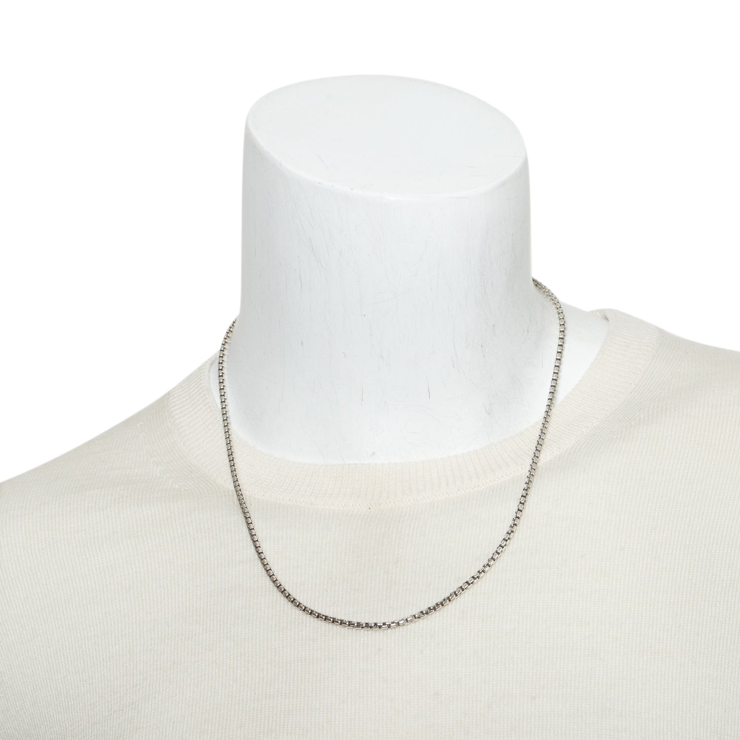 David Yurman Sterling Silver 2.7 MM Box Chain Necklace, 20"