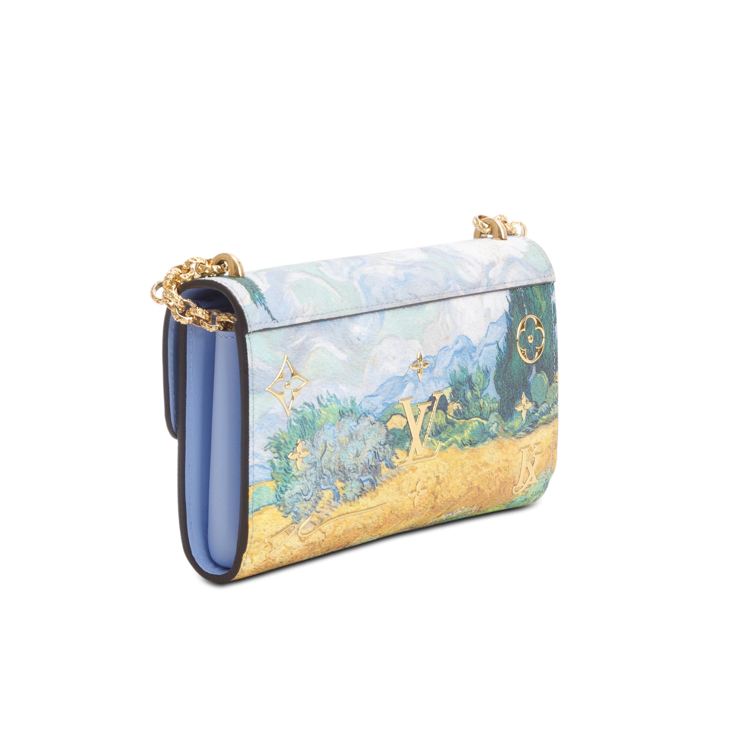 Louis Vuitton Multicolor Masters Van Gogh Chain Wallet w/ Box