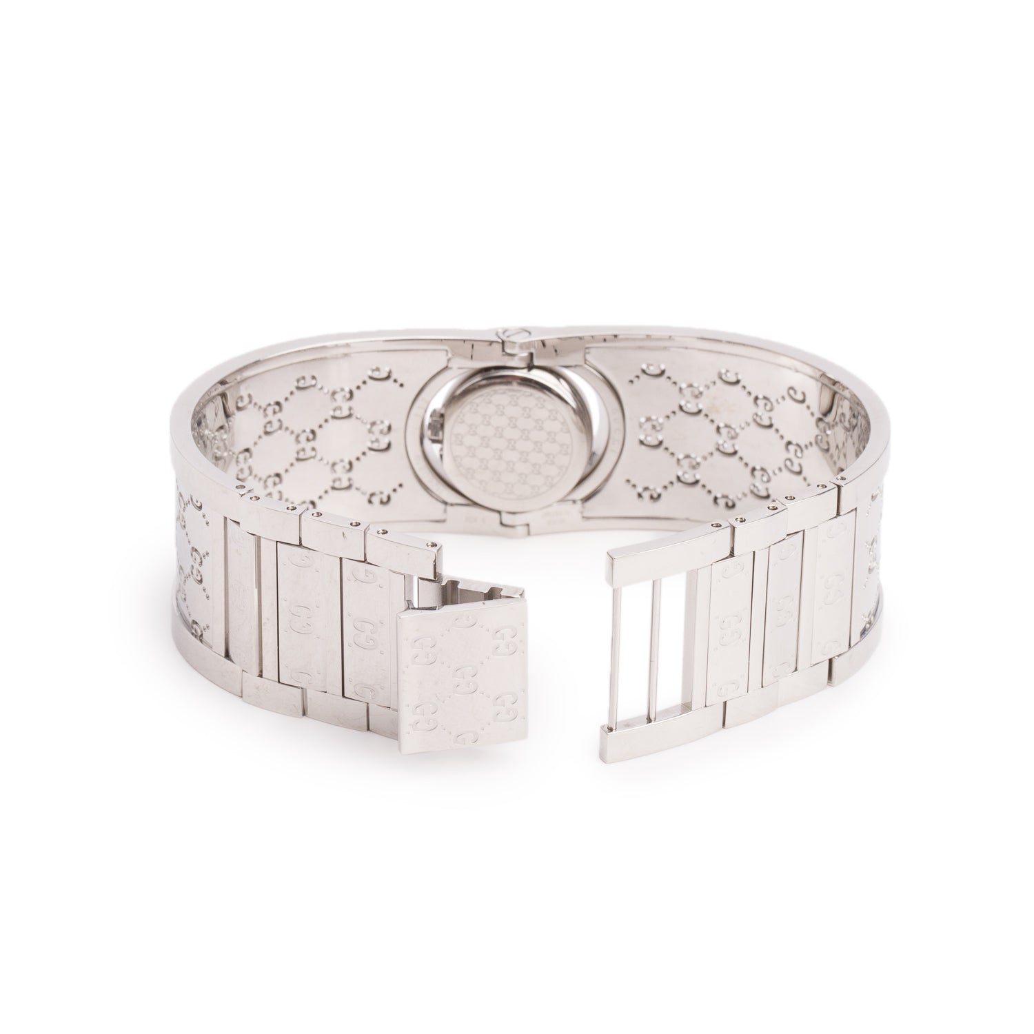 Gucci Stainless Steel Diamond Bezel Twirl Quartz Watch w/ Box