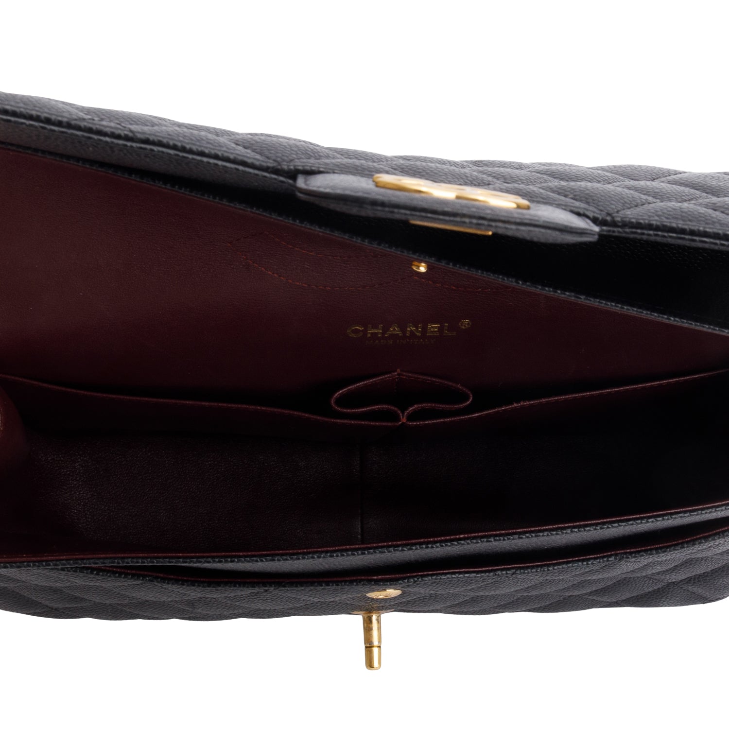 Chanel Black Caviar Jumbo Classic Double Flap Bag