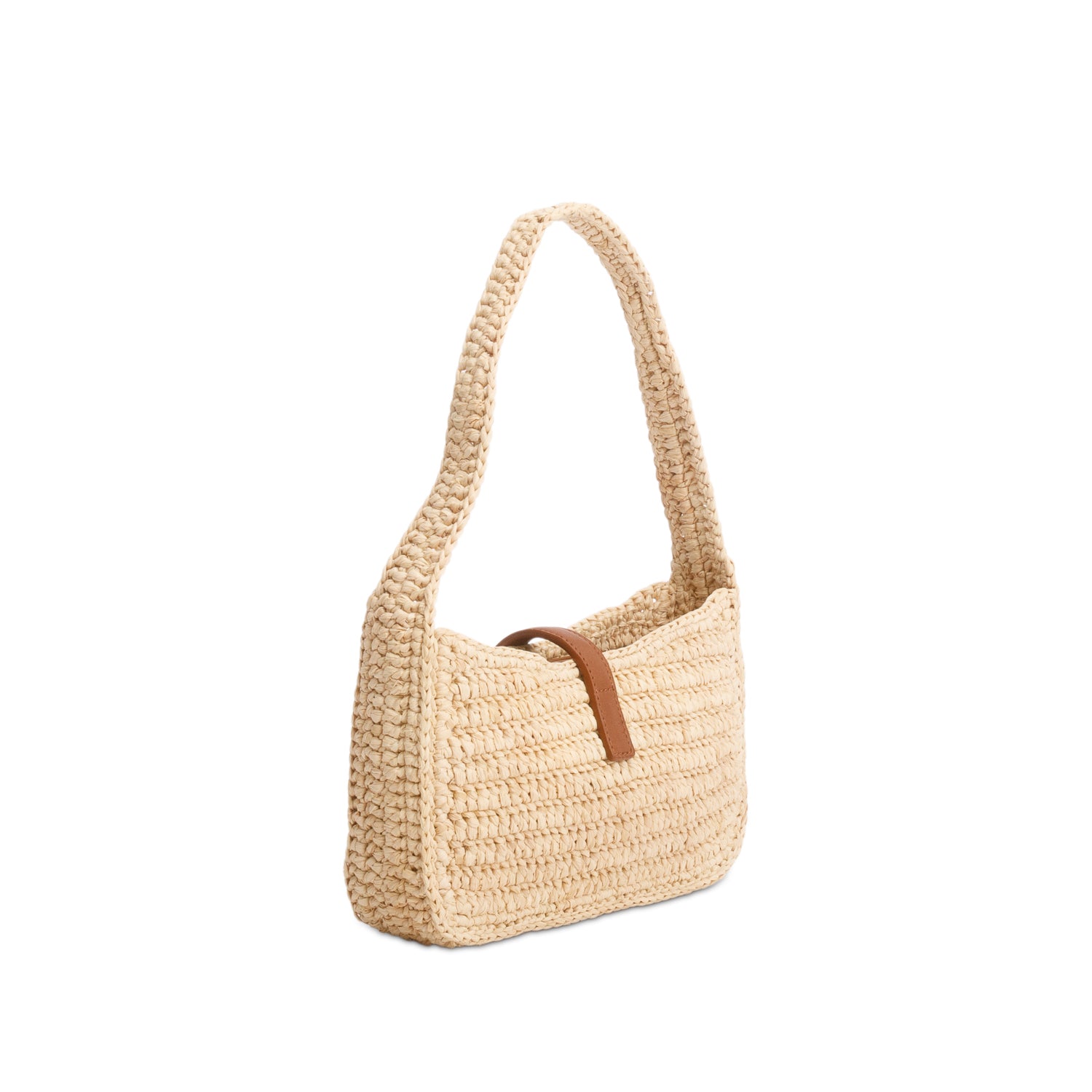 Saint Laurent 2024 Raffia Le 5 a 7 Mini Hobo w/ Box