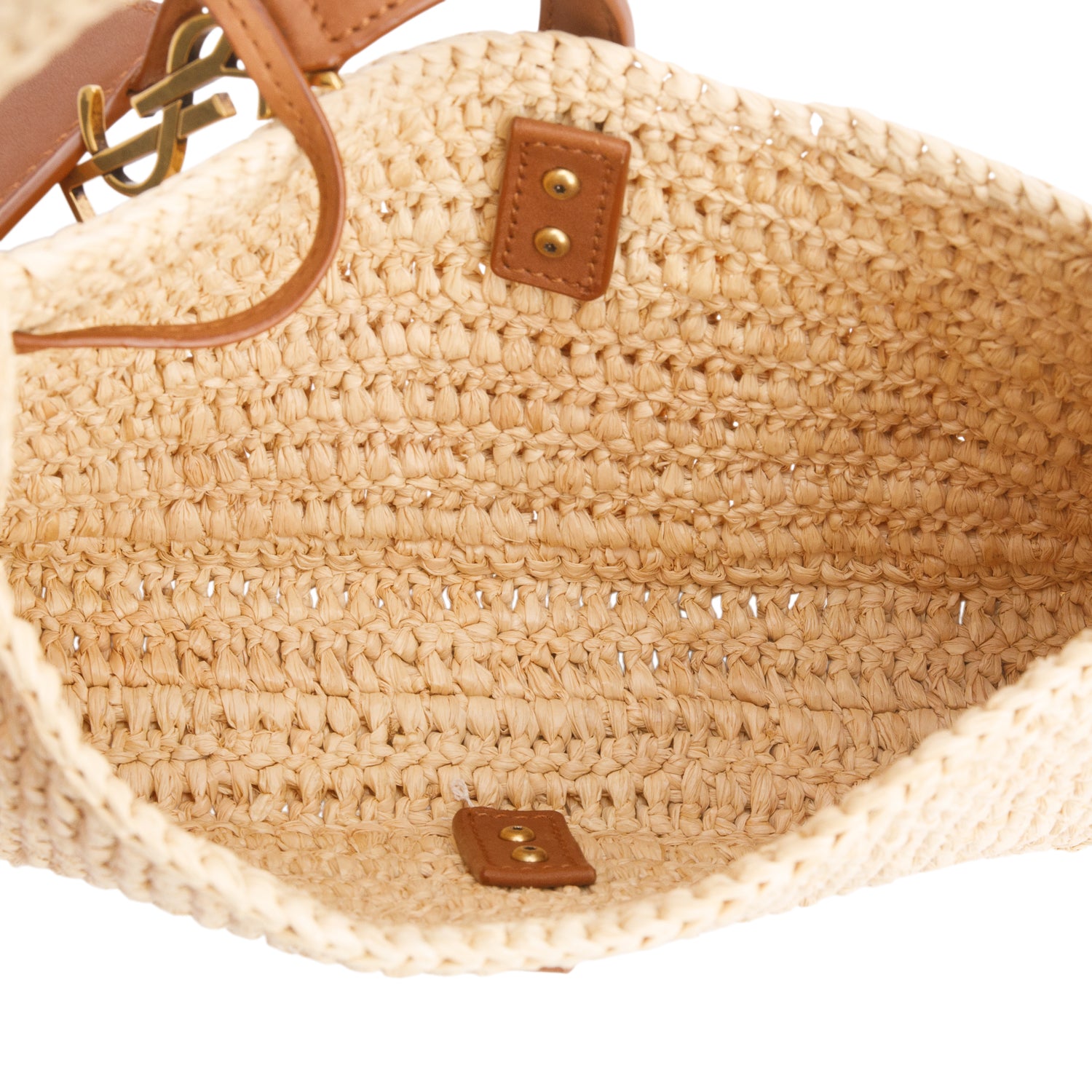Saint Laurent 2024 Raffia Le 5 a 7 Mini Hobo w/ Box