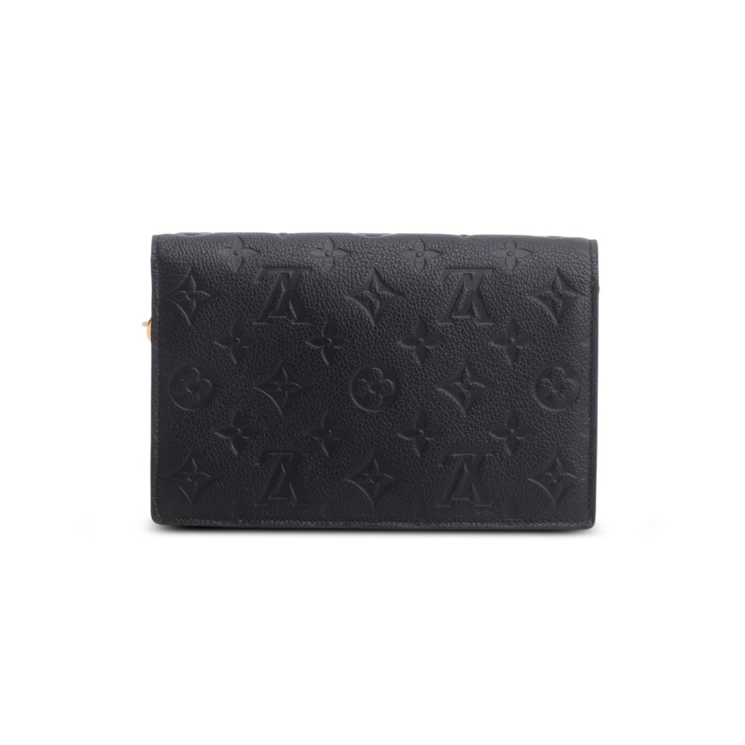 Louis Vuitton Black Empreinte Vavin Chain Wallet w/ Box