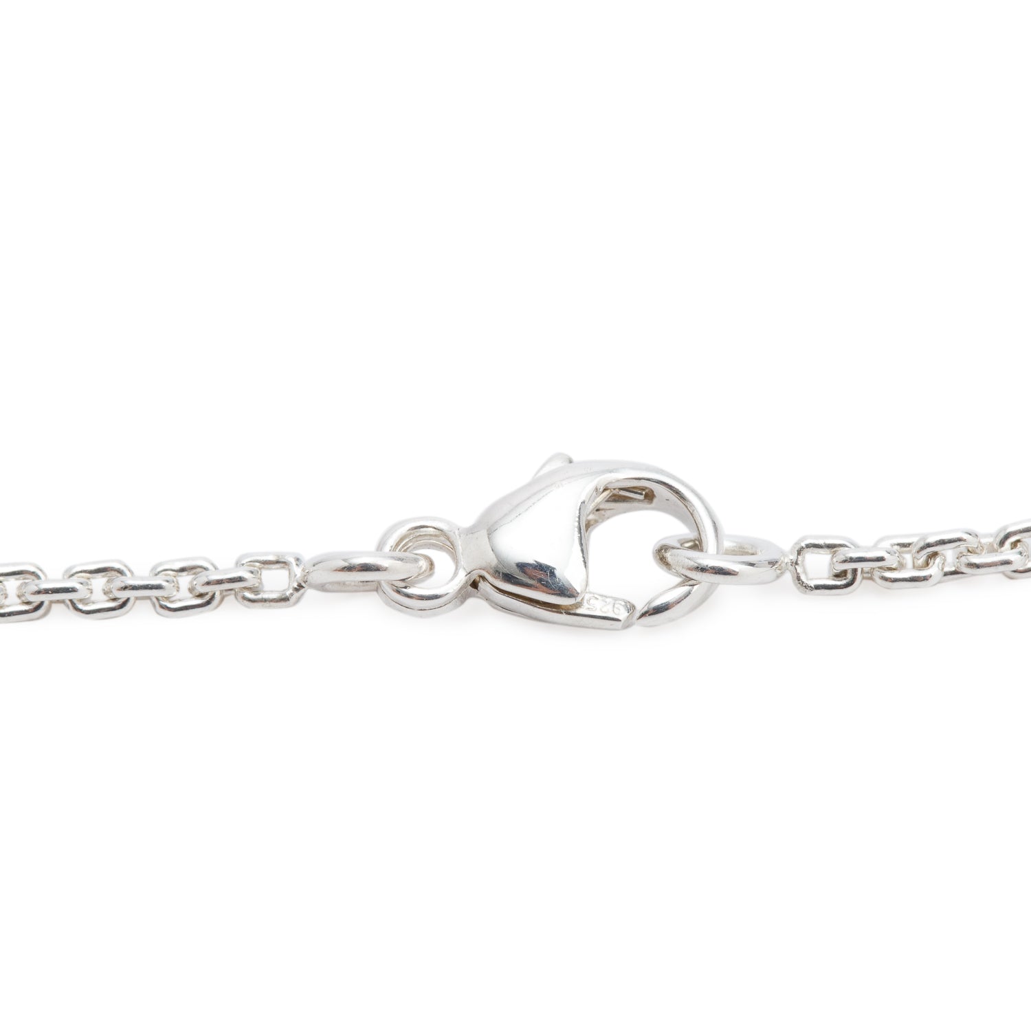 Louis Vuitton Sterling Silver Lockit Pendant Necklace w/ Box