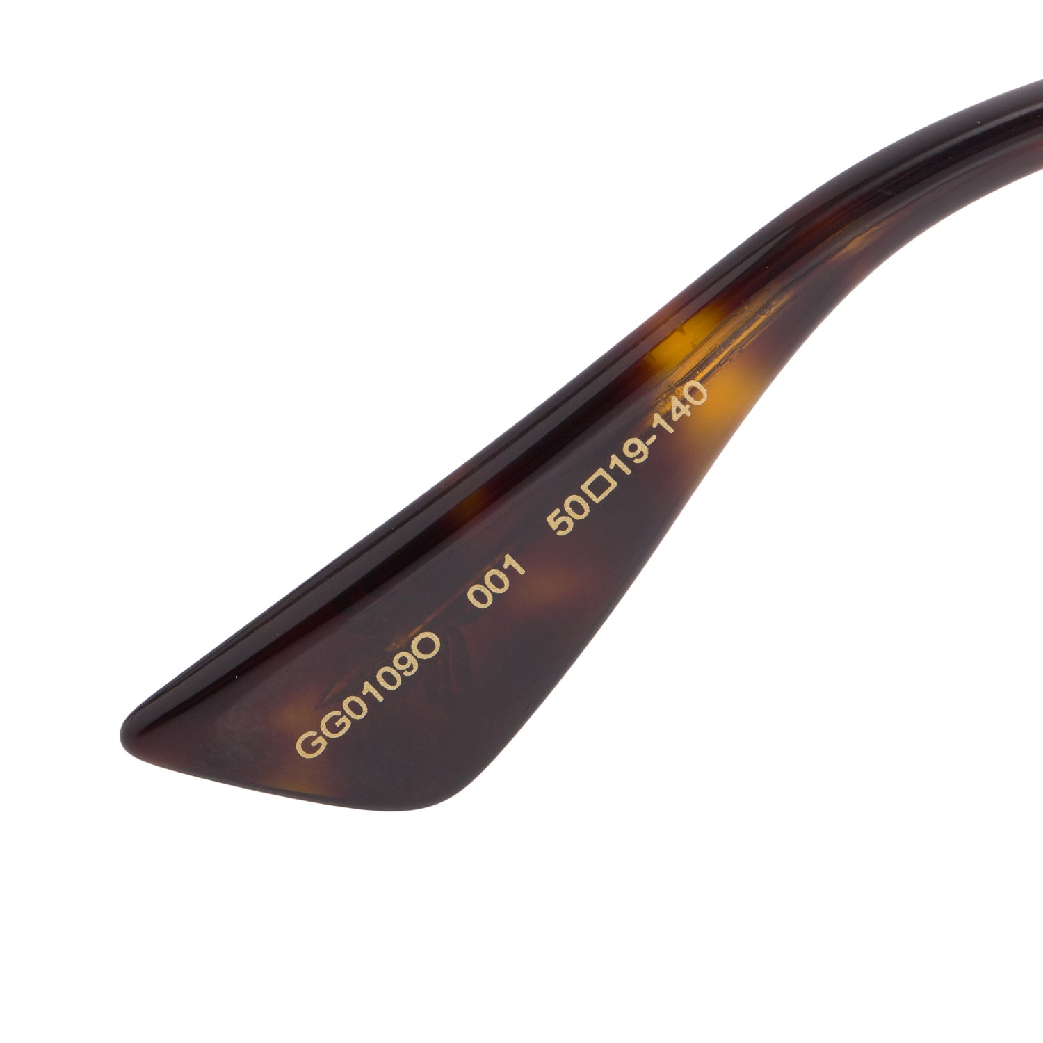 Gucci GG01090 Black Acetate GG Bee Cat-Eye Round Eyeglasses w/ Case