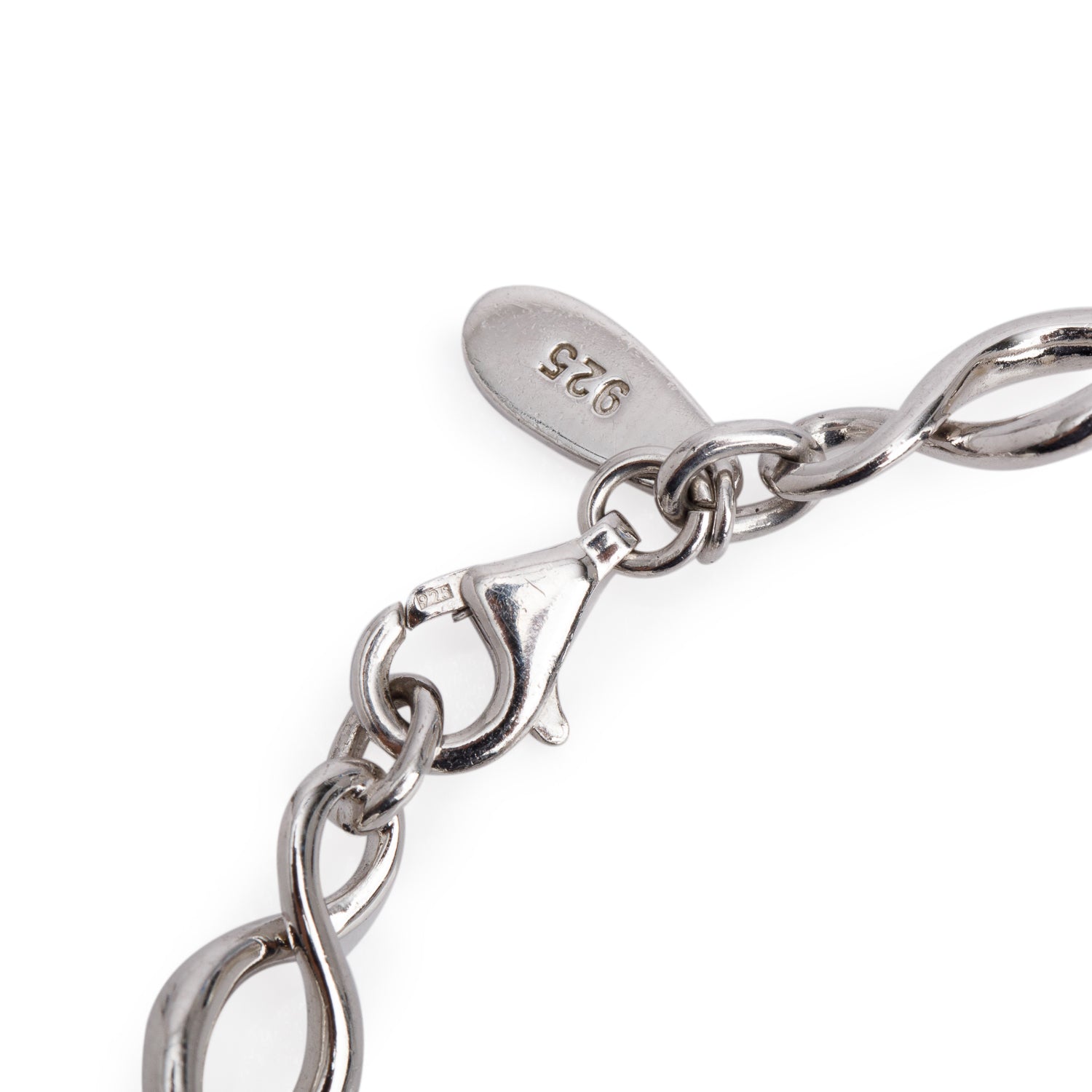 Birks Sterling Silver Pearl Infinity Bracelet