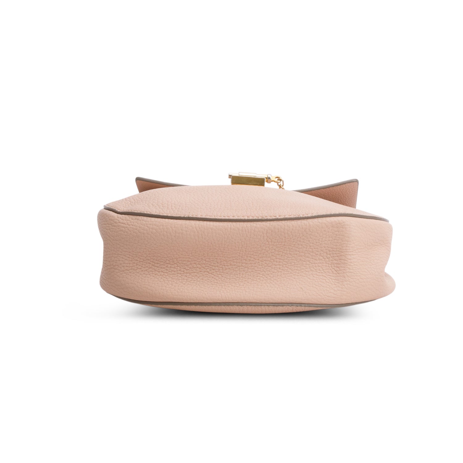 Chloe Pink Grained Lambskin Medium Drew Shoulder Bag