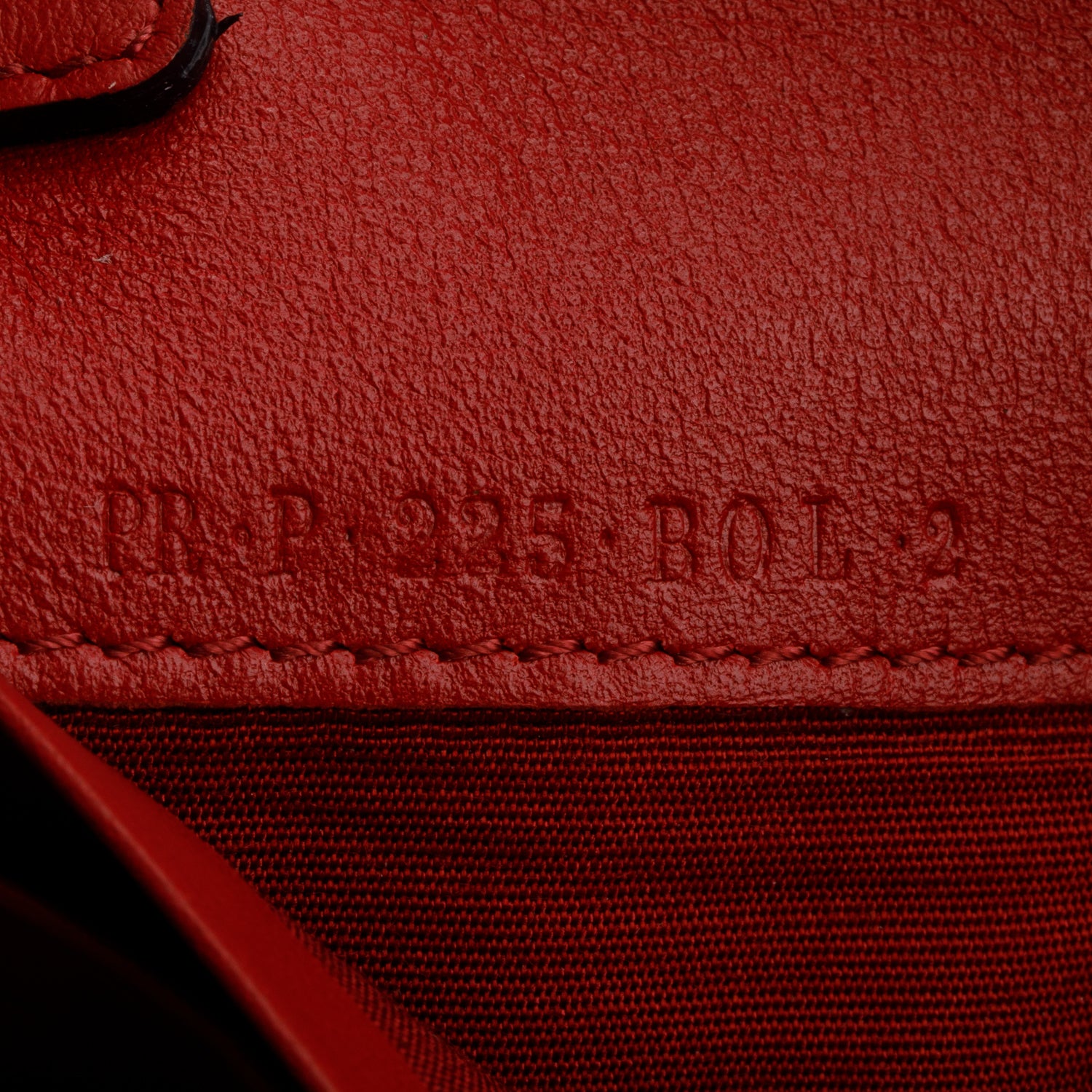 Valentino Red Calfskin Leather Rockstud Wrislet Travel Wallet