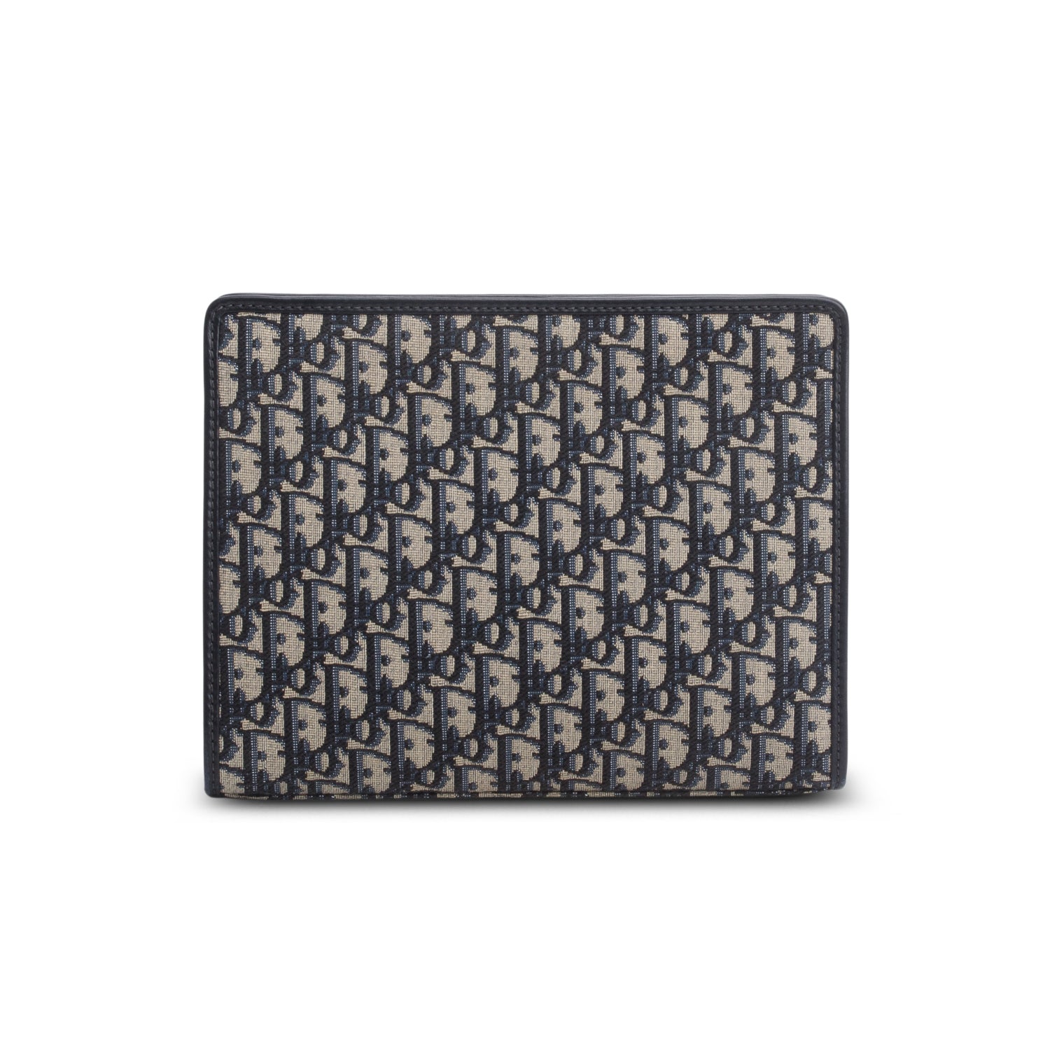 Christian Dior 2022 Blue Dior Oblique Jacquard Dea 30 Montaigne Pouch w/ Strap