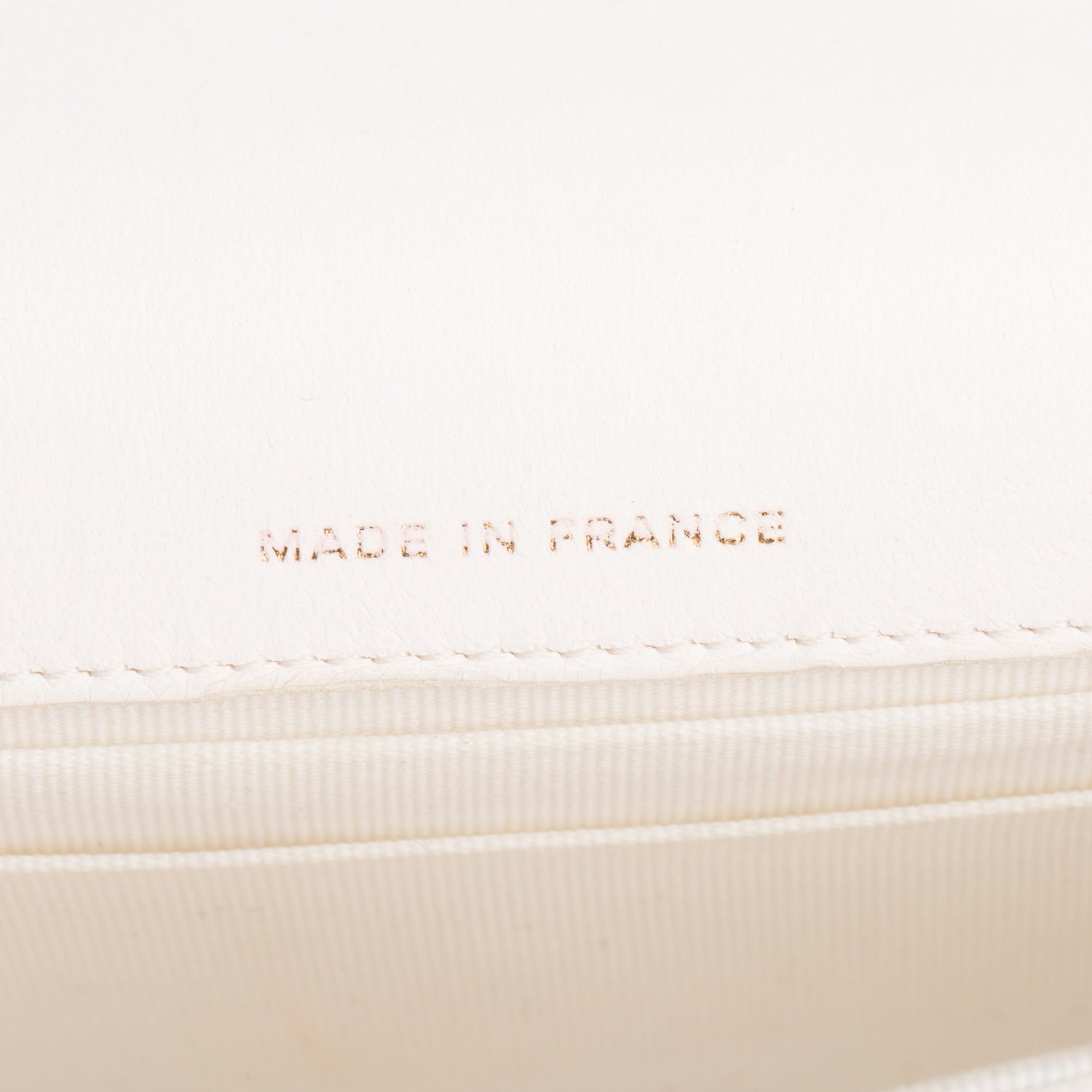 Chanel White Caviar Quilted Mini Heart Crush Waist Bag w/ Box