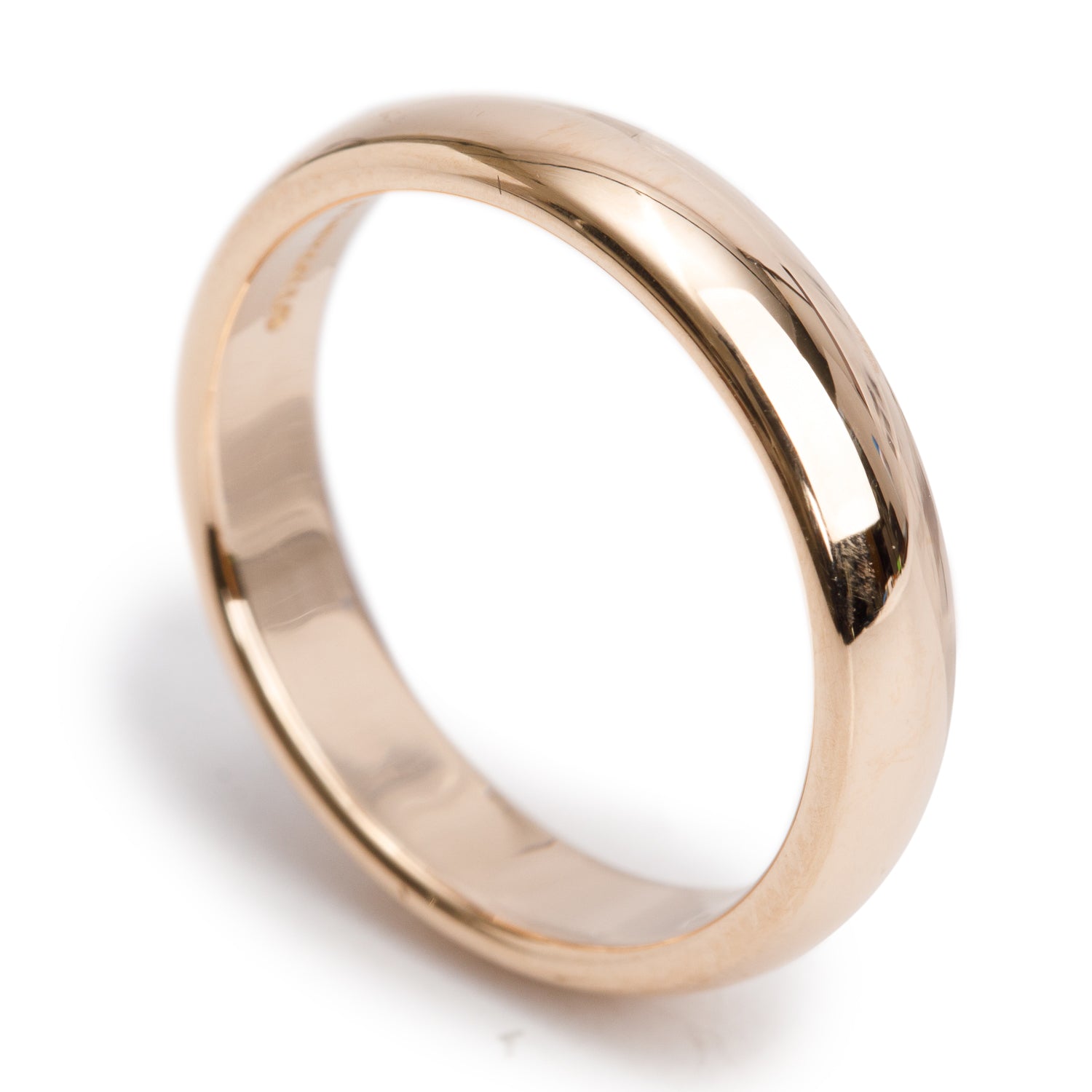 Tiffany & Co. 18k Yellow Gold Forever 4.5 MM Wedding Band Ring, Size 9.5