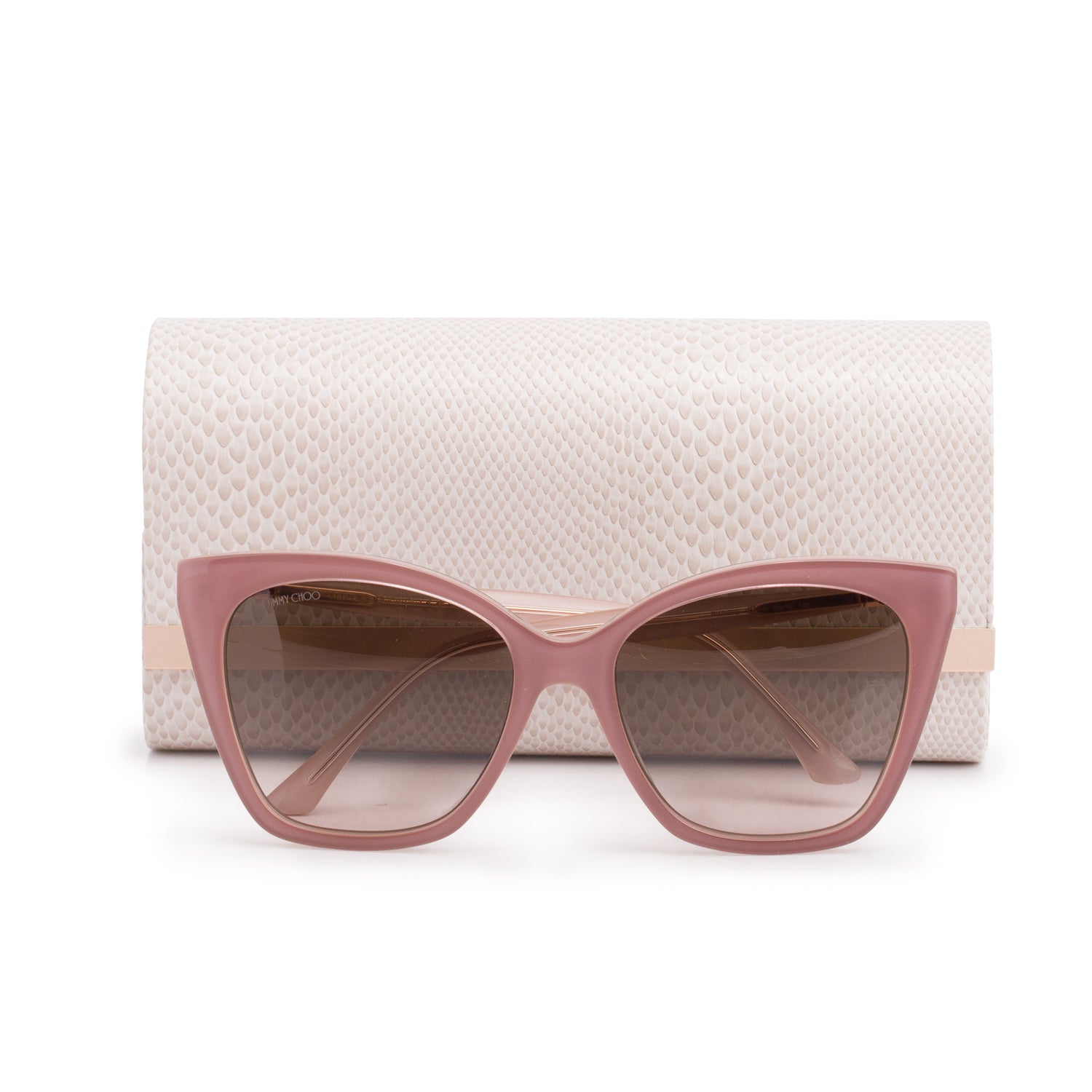 Jimmy Choo RUA/G/S Purple Cat Eye Sunglasses w/ Case