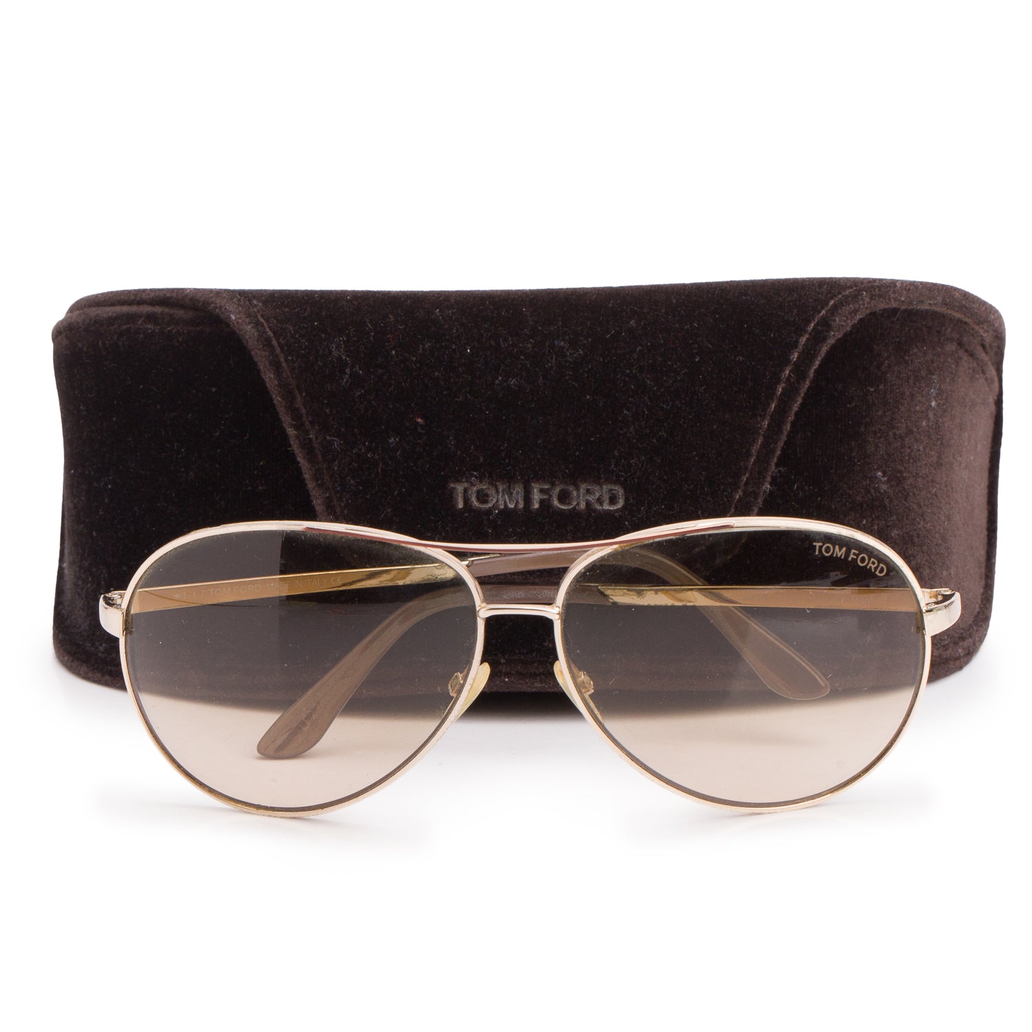 Tom Ford TF 35 Charles Aviator Sunglasses w/ Case