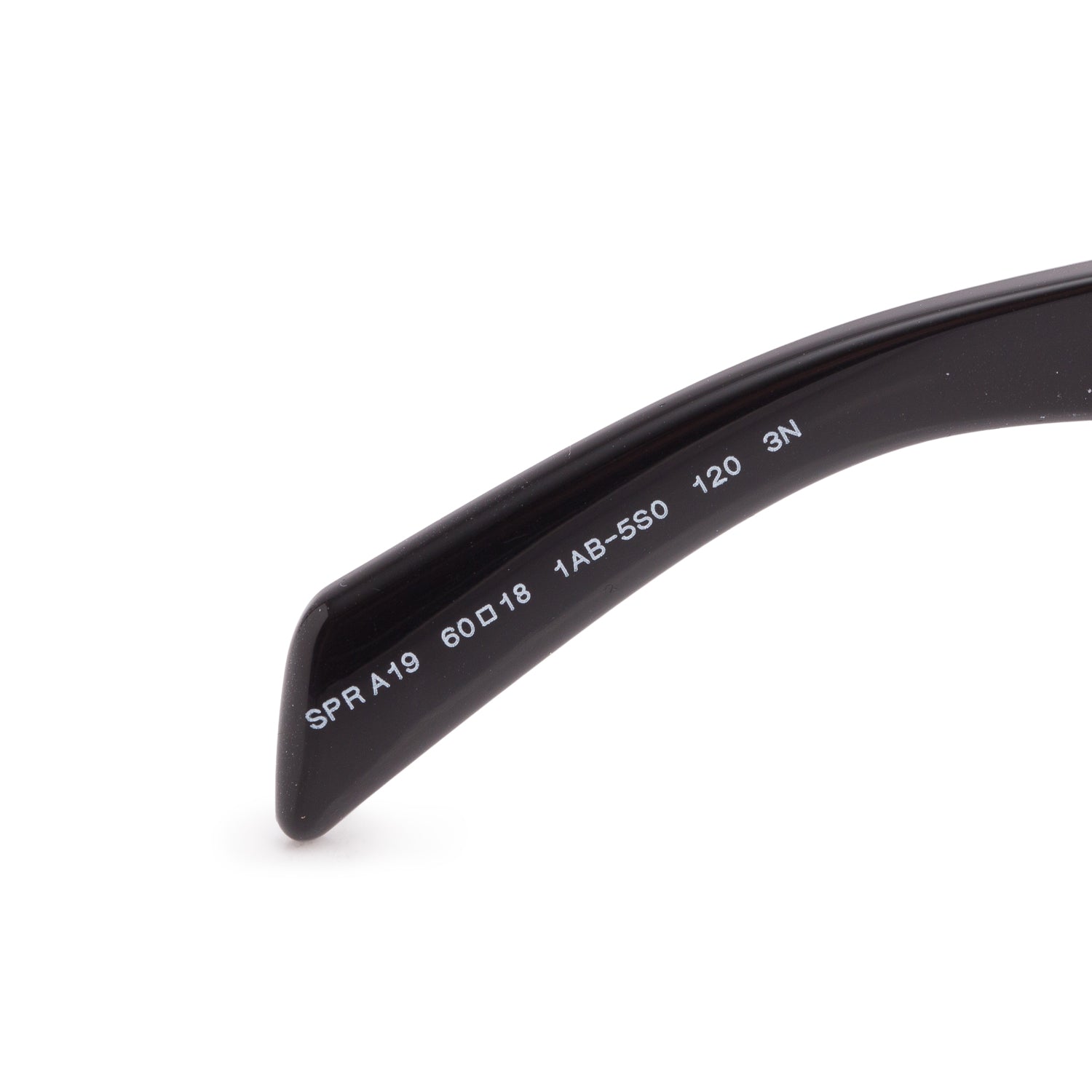 Prada SPR A19 Black Acetate Butterfly Sunglasses w/ Caase