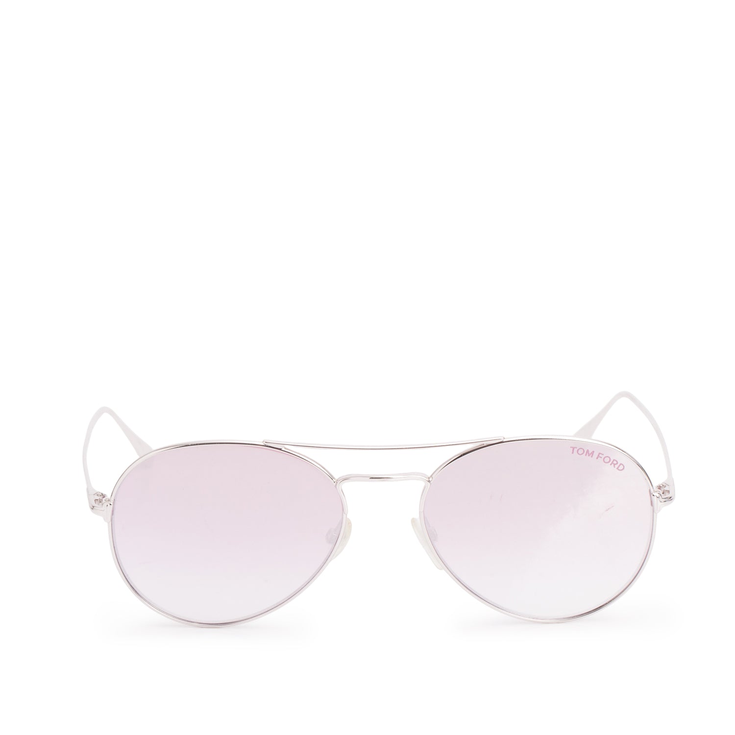 Tom Ford TF551 Silver Tone Metal Ace-02 Aviator Sunglasses