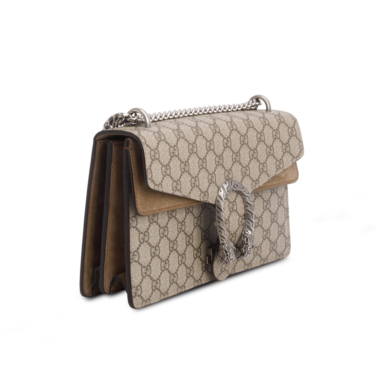 Gucci GG Supreme Monogram Medium Dionysus Shoulder Bag w/ Box