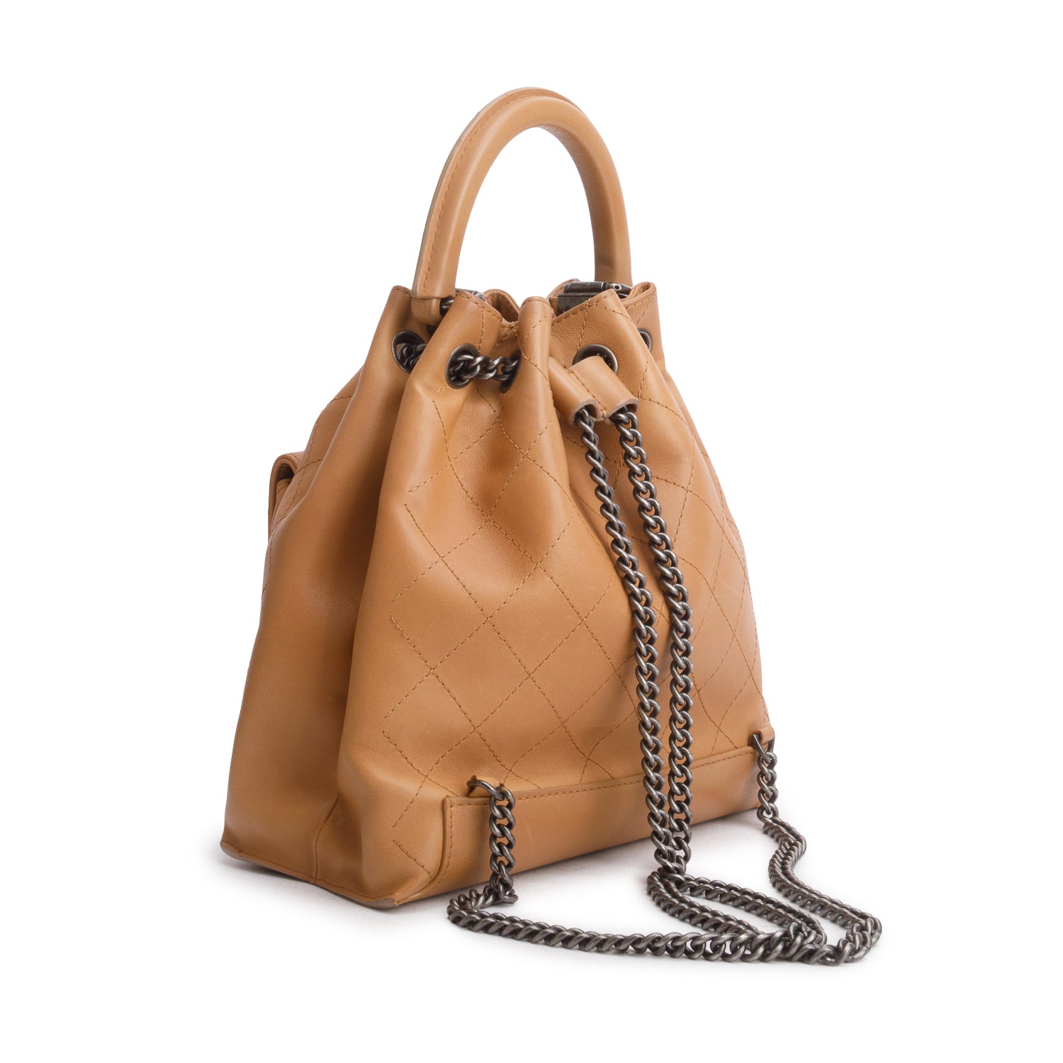 Chanel Brown Quilted Calfskin Leather Medium Urban Luxury Backpack w/ Authenticity Card