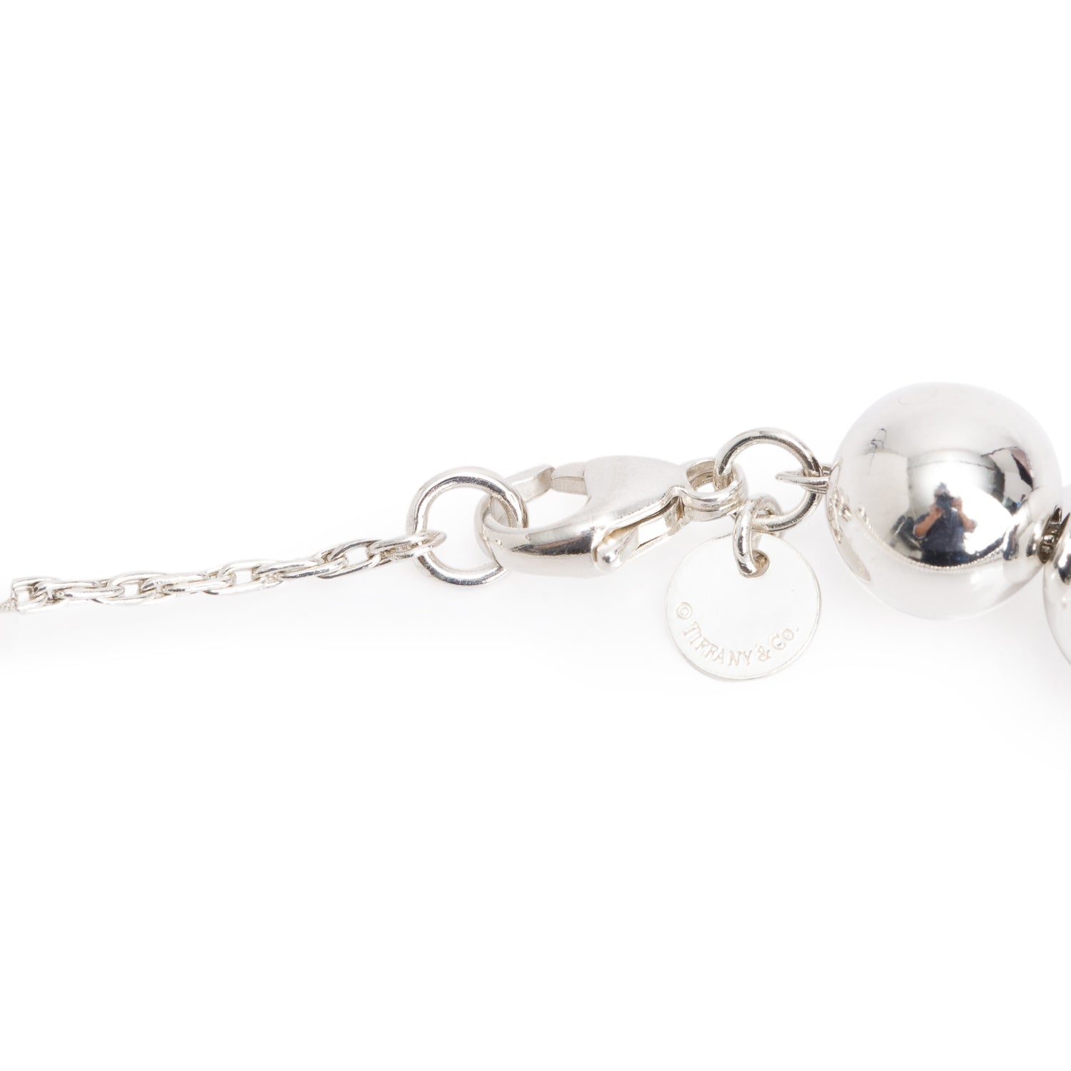 Tiffany & Co. Sterling Silver HardWear Ball Necklace – OLIVER'S