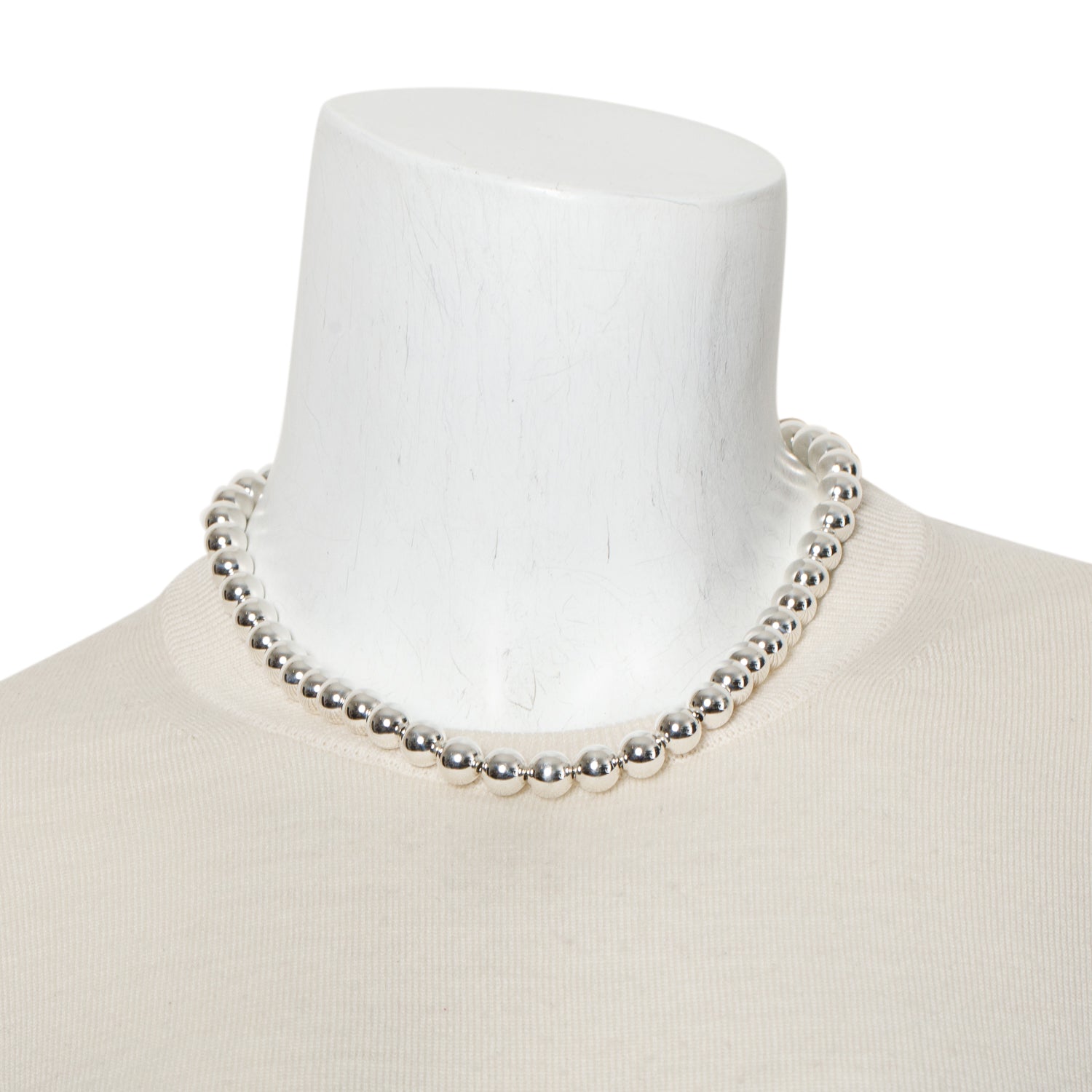 Tiffany & Co. Sterling Silver HardWear Ball Necklace