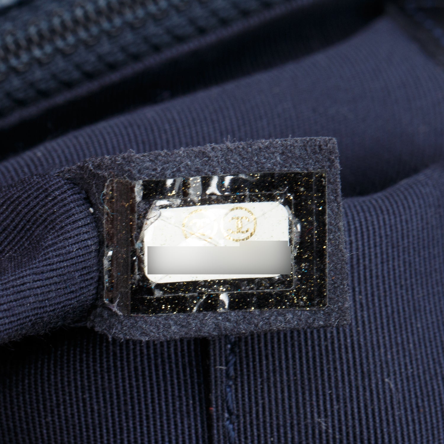 Chanel Navy Caviar Quilted Large Boy Bag w/ Box