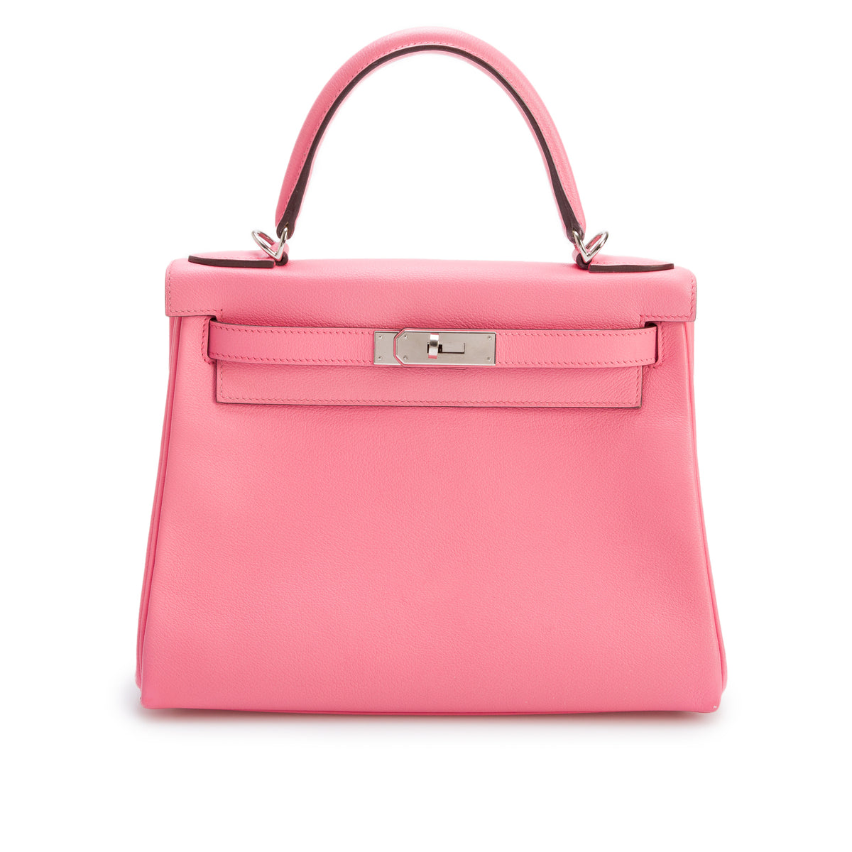 Hermes 2020 Rose D'ete Togo Kelly II Retourne 28 w/ Box & Strap