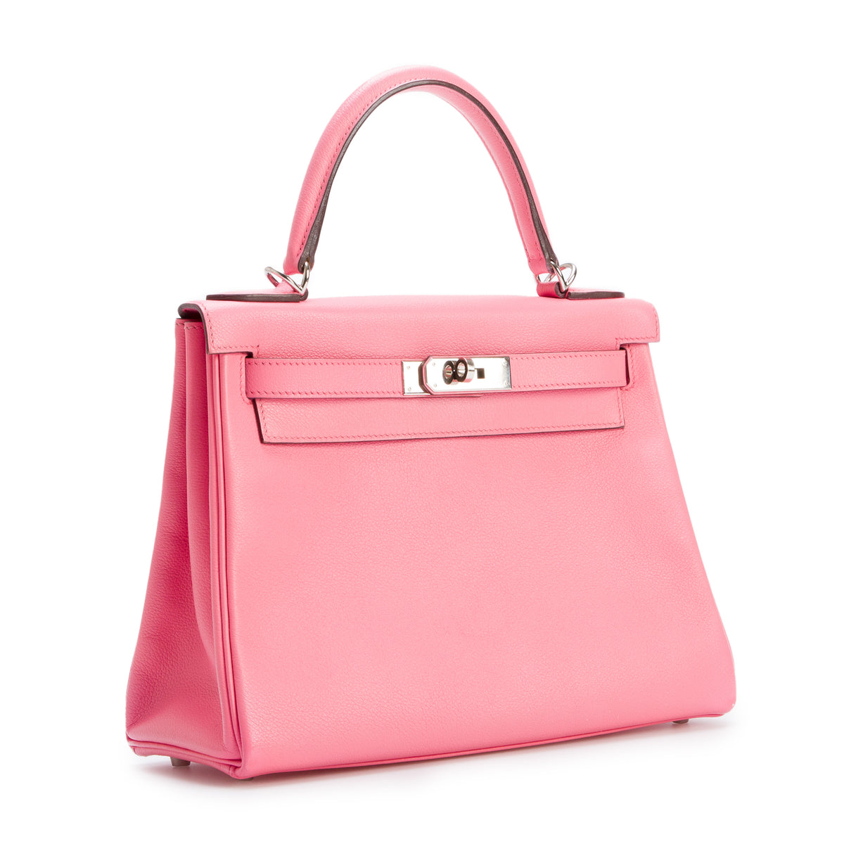 Hermes 2020 Rose D'ete Togo Kelly II Retourne 28 w/ Box & Strap