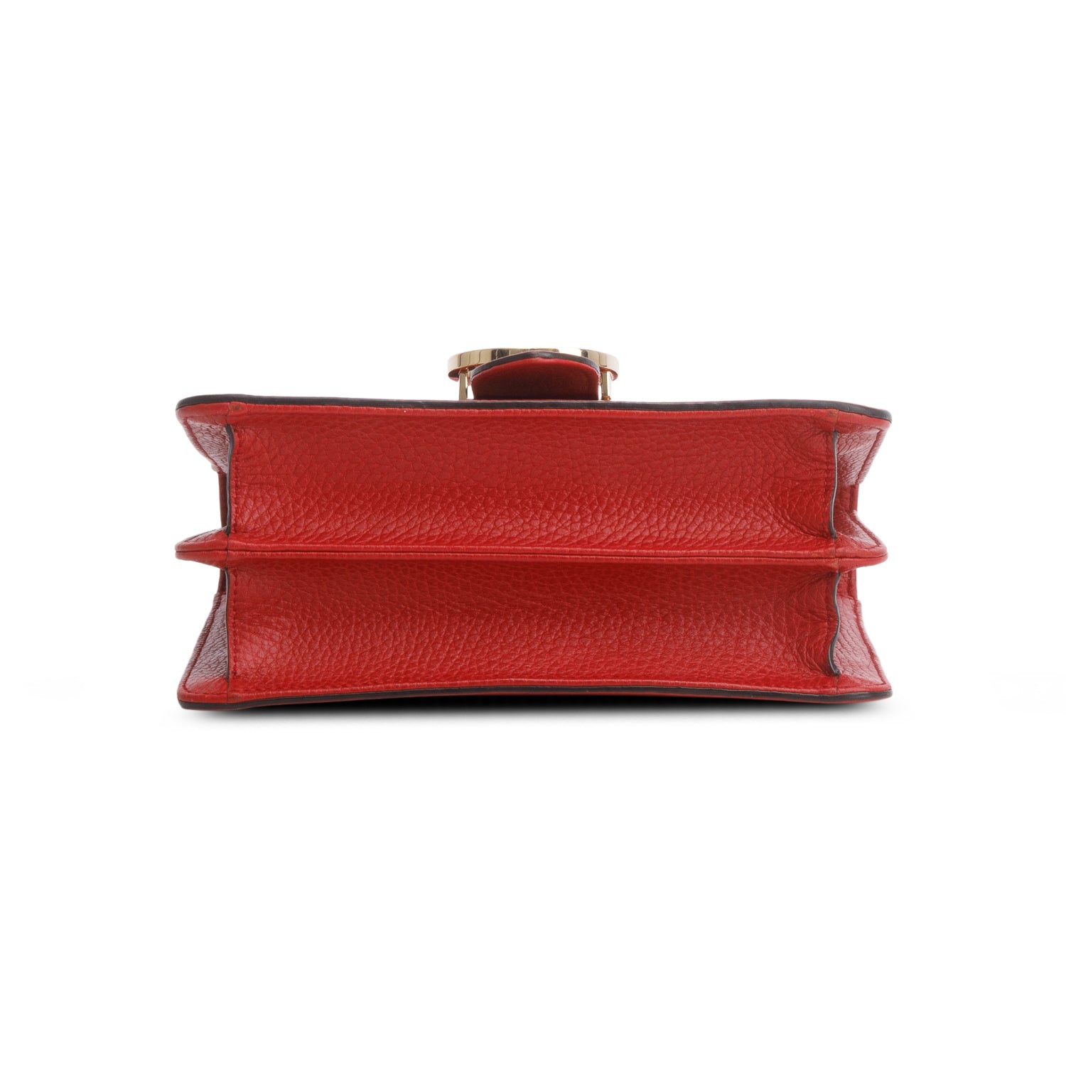 Gucci Red Dollar Calfskin Small Interlocking G Shoulder Bag