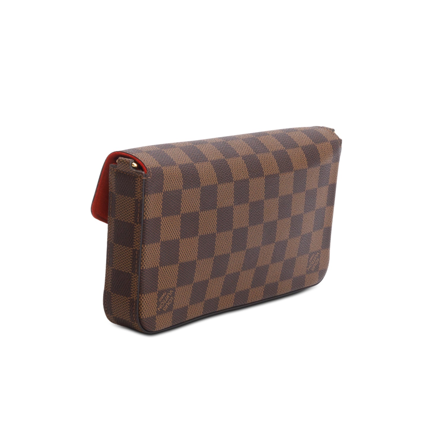 Louis Vuitton Damier Ebene Felicie Pochette Chain Wallet w/ Box & Insert