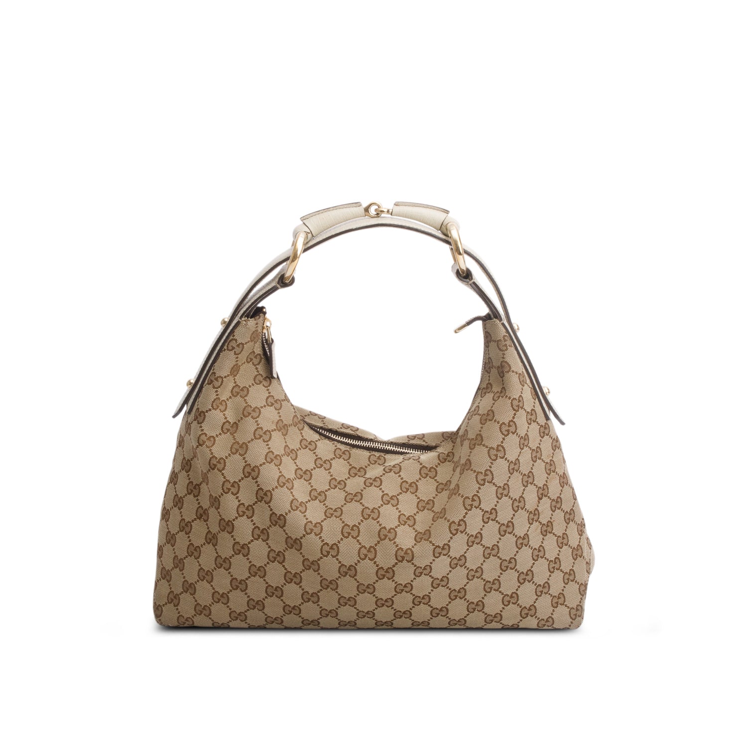 Gucci Monogram Medium Horsebit Chain Hobo