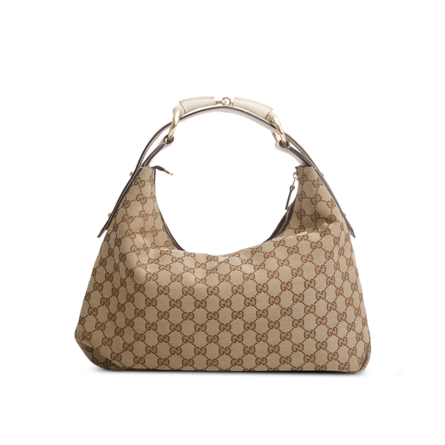 Gucci Monogram Medium Horsebit Chain Hobo