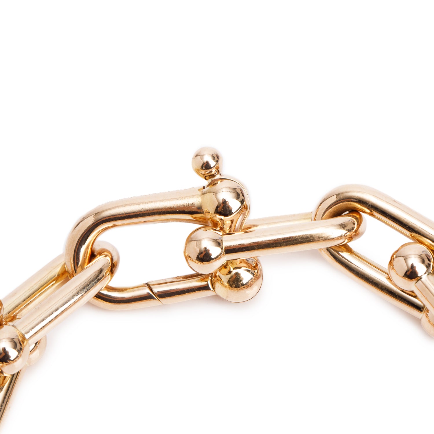 Tiffany & Co. 18k Rose Gold HardWear Large Link Bracelet w/ Box