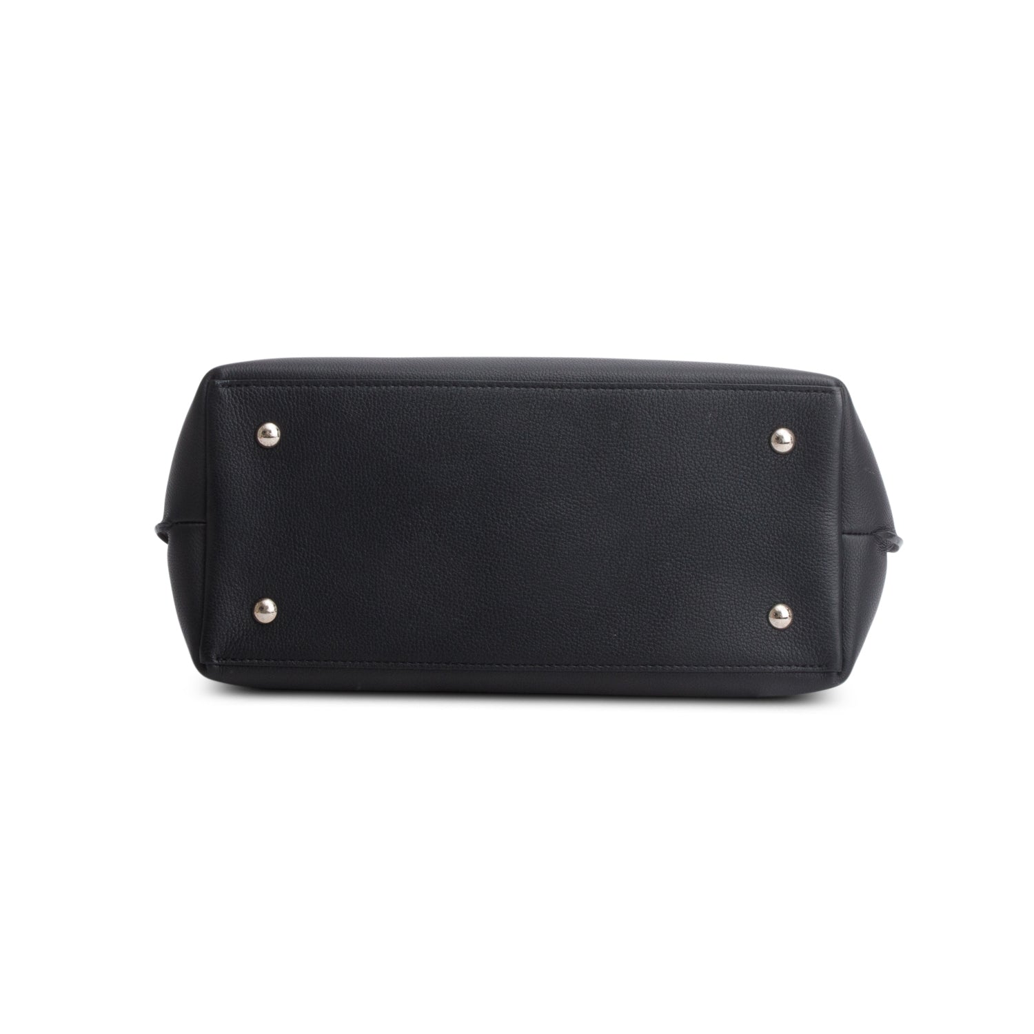 Louis Vuitton Black Soft Calfskin Lockme Ever MM w/ Strap