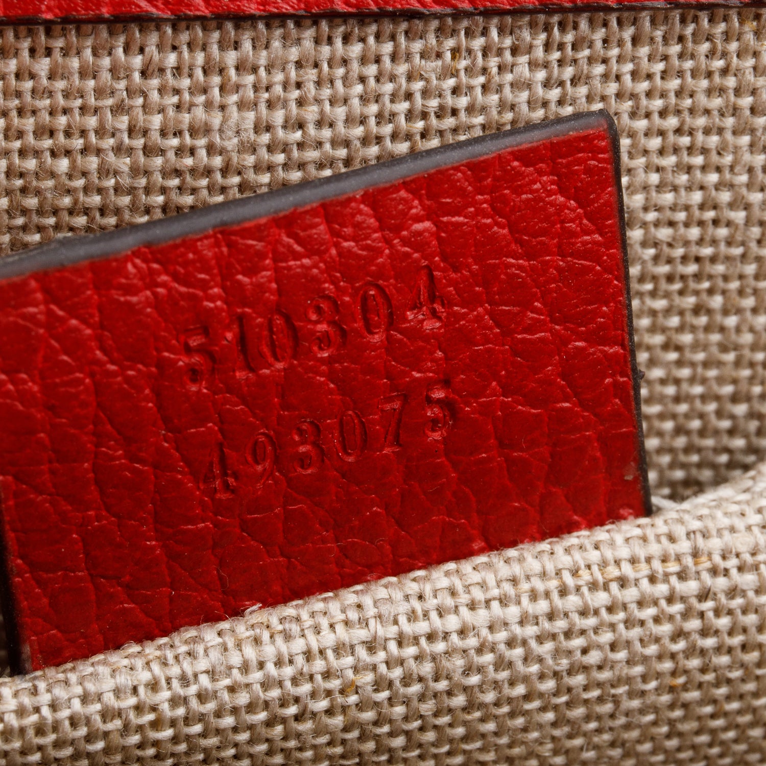 Gucci Red Dollar Calfskin Small Interlocking G Shoulder Bag