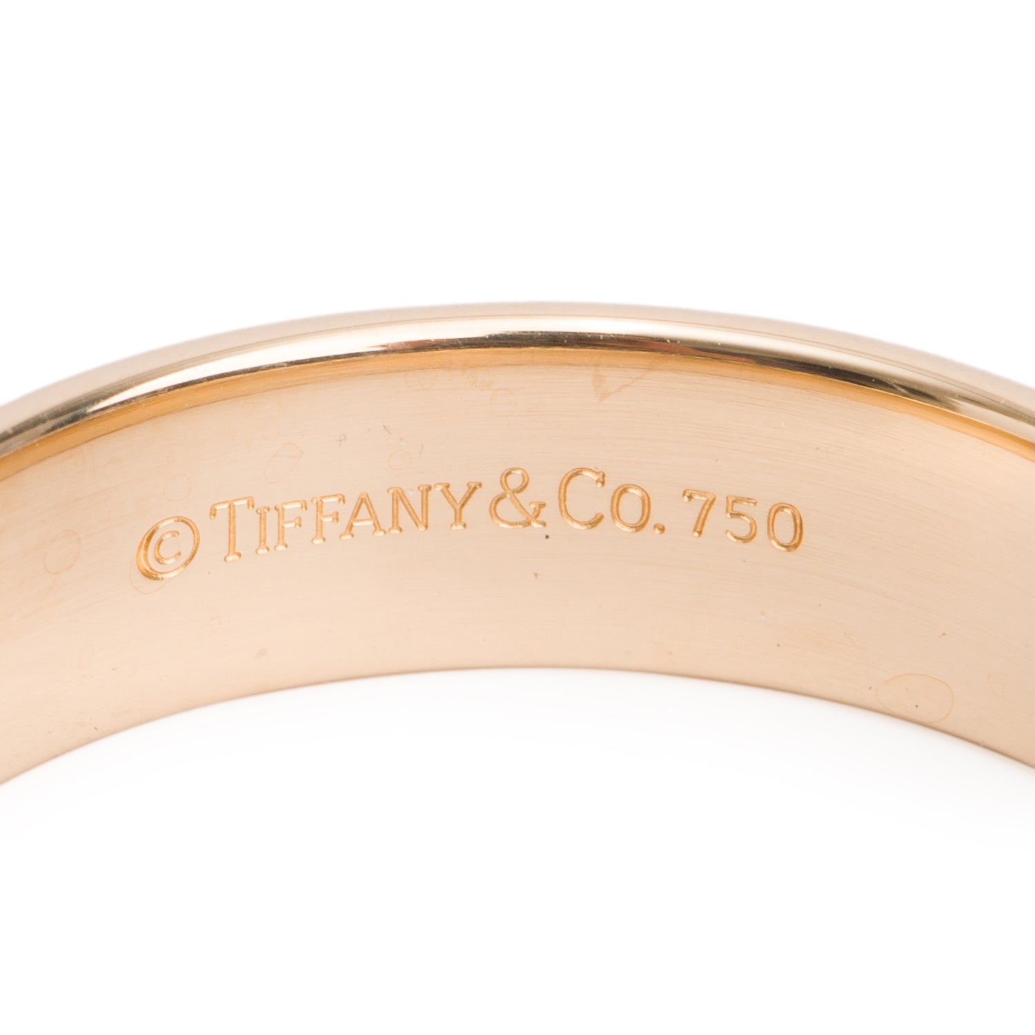 Tiffany & Co. 18k Yellow Gold Together Milgrain 6 MM Wedding Band Ring, Size 11
