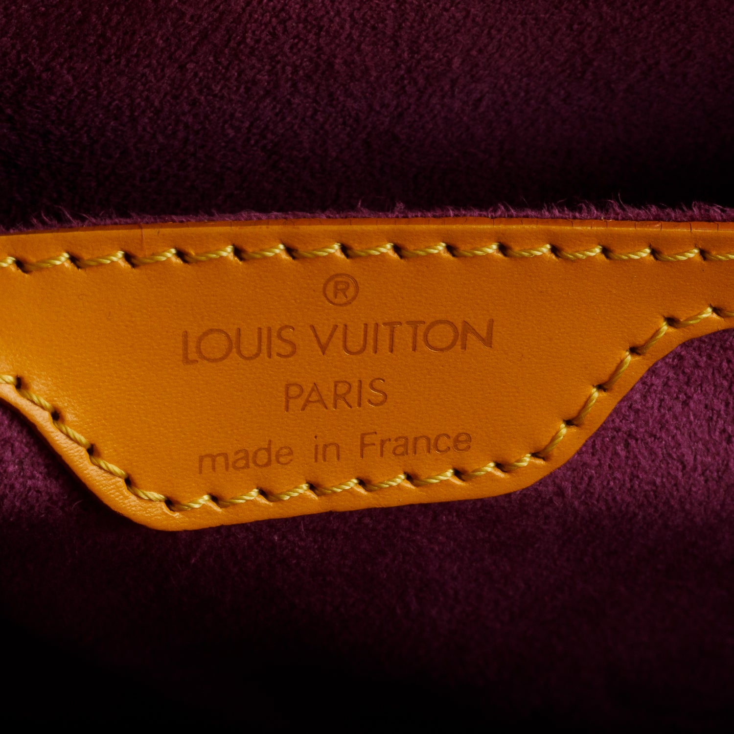 Louis Vuitton Vintage Yellow Epi Saint-Jacques PM