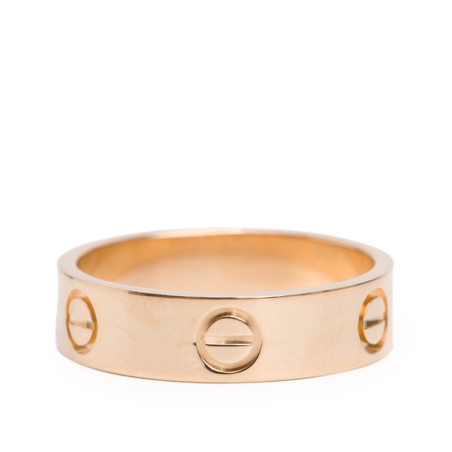 Cartier 18k Yellow Gold 5.5 MM Love Ring, Classic Model, Size 58 8.5 w/ Box & Certificate