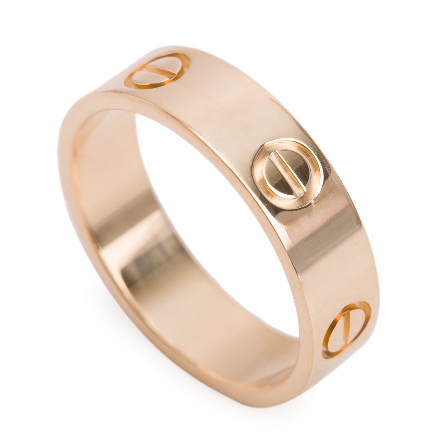 Cartier 18k Yellow Gold 5.5 MM Love Ring, Classic Model, Size 58 8.5 w/ Box & Certificate