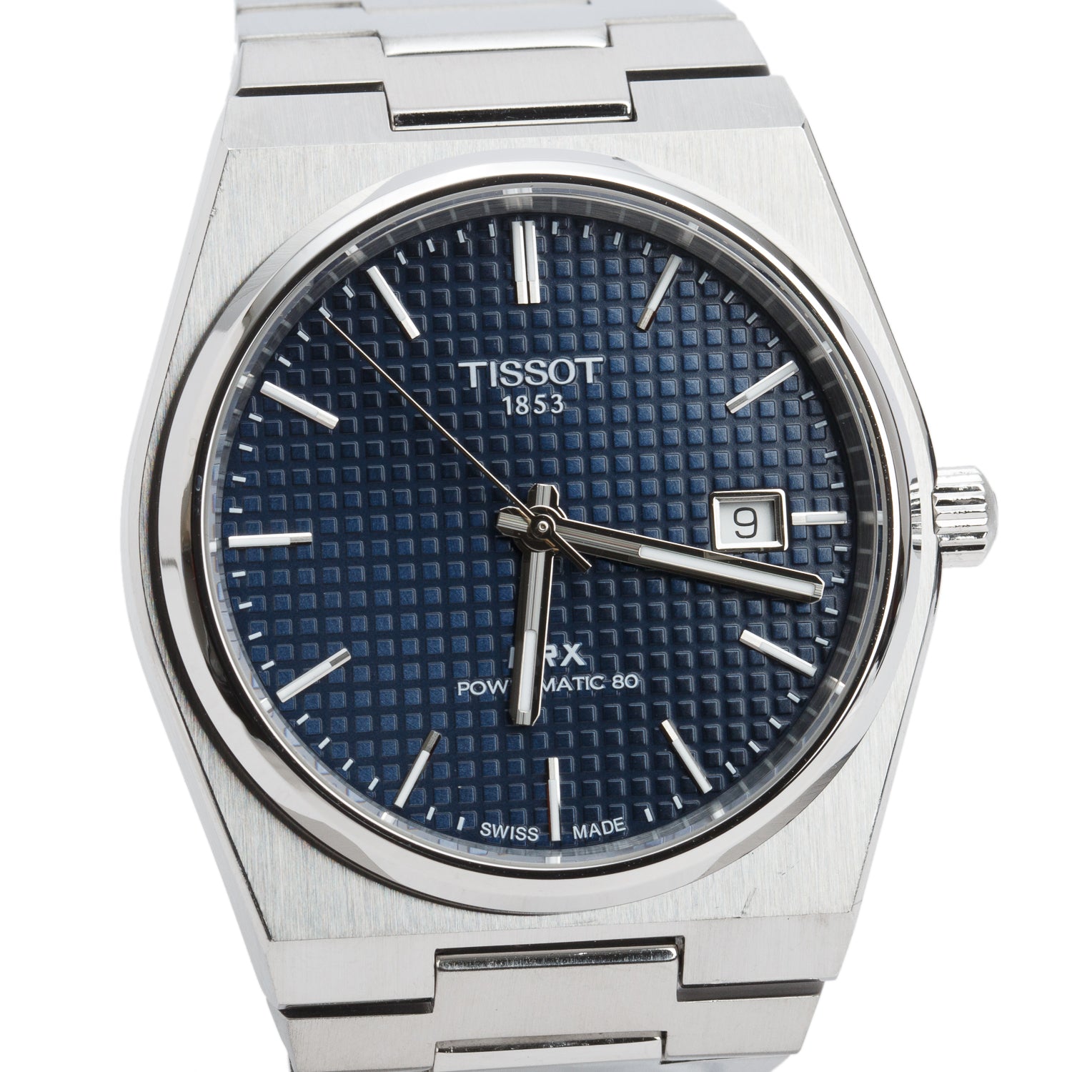 Tissot Stainless Steel PRX 40 MM Automatic Watch Blue Dial w/ Box