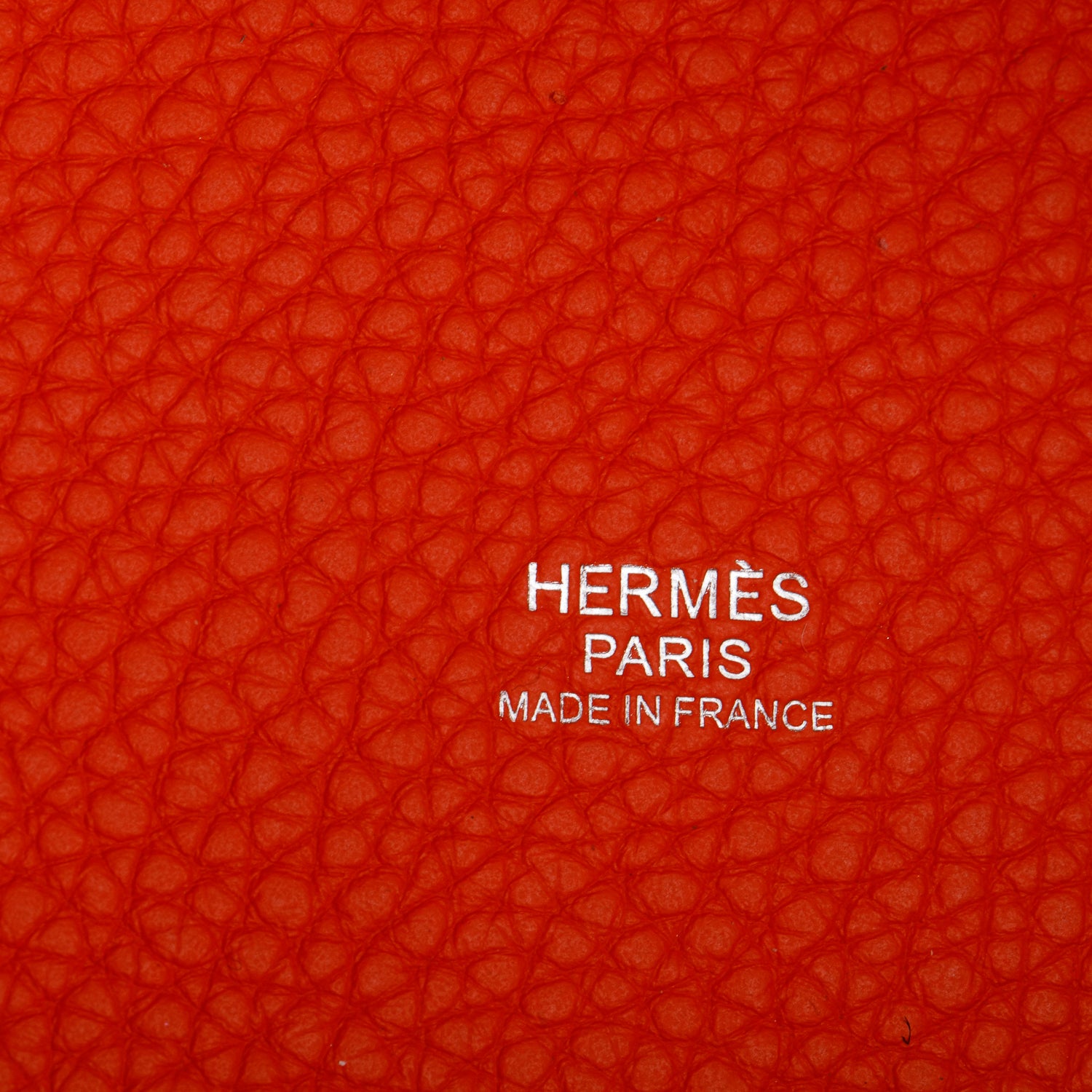 Hermes Burnt Orange Taurillon Clemence Picotin Lock 22 w/ Box
