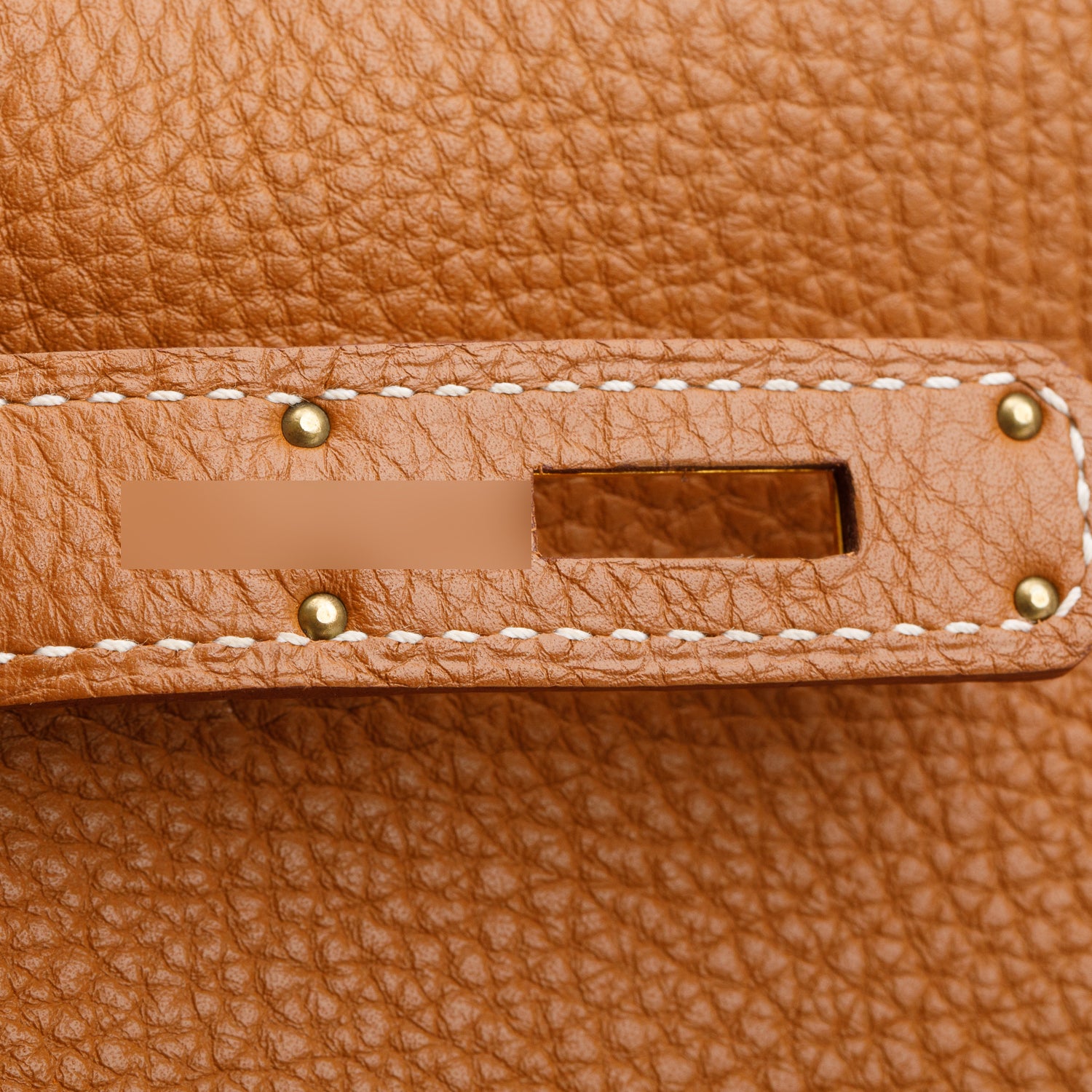 Hermes Gold Togo Kelly Retourne 35 w/ Box & Strap