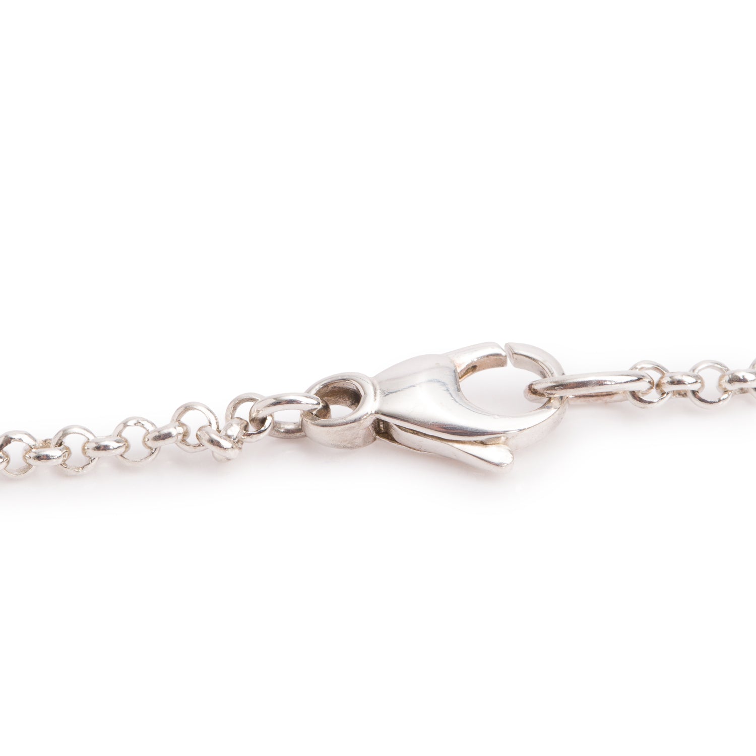 John Hardy Sterling Silver Bamboo Station Pendant Necklace