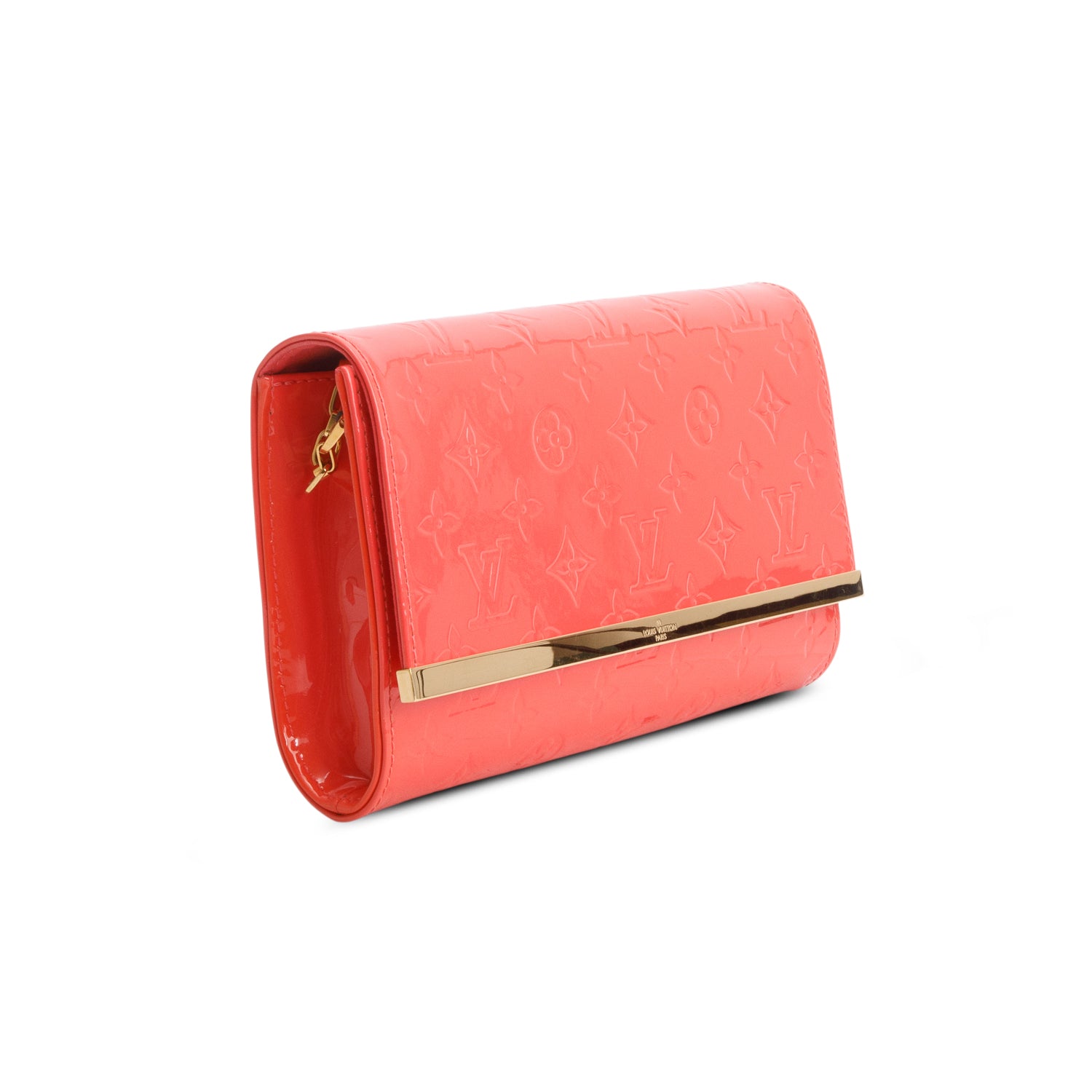 Louis Vuitton Pink Monogram Vernis Ana Clutch